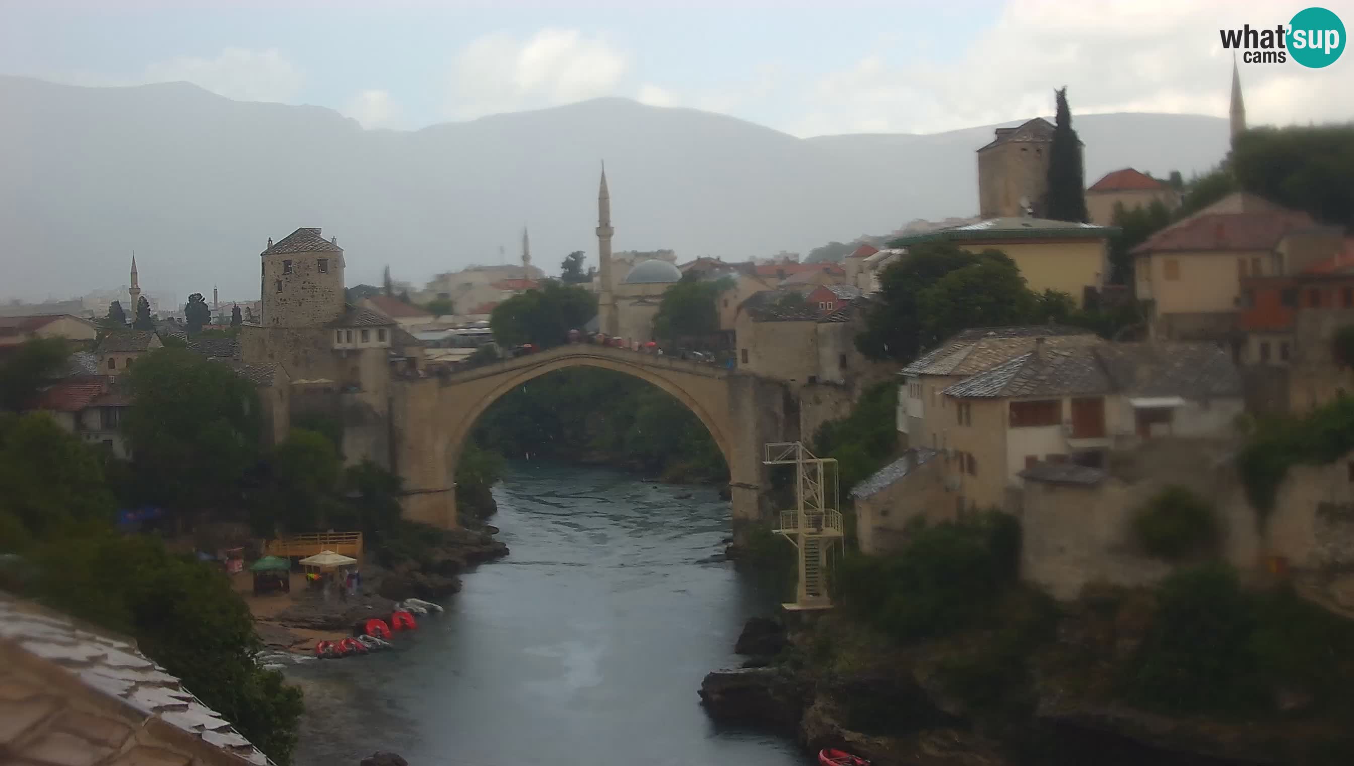 Mostar web kamera – Stari Most i rijeka Neretva – Goa Mostar