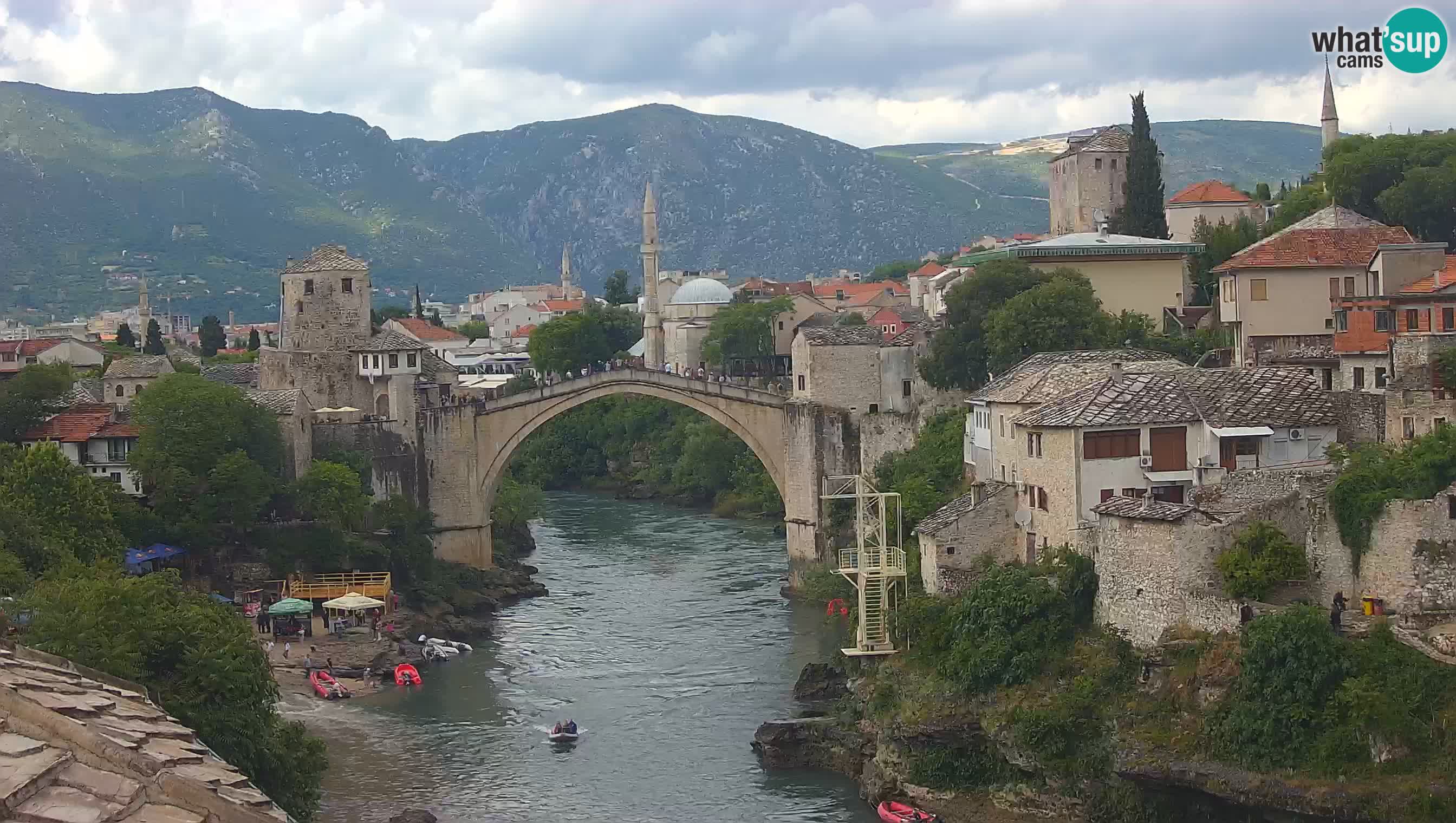 Webcam Mostar – Il Ponte Vecchio sul fiume Neretva