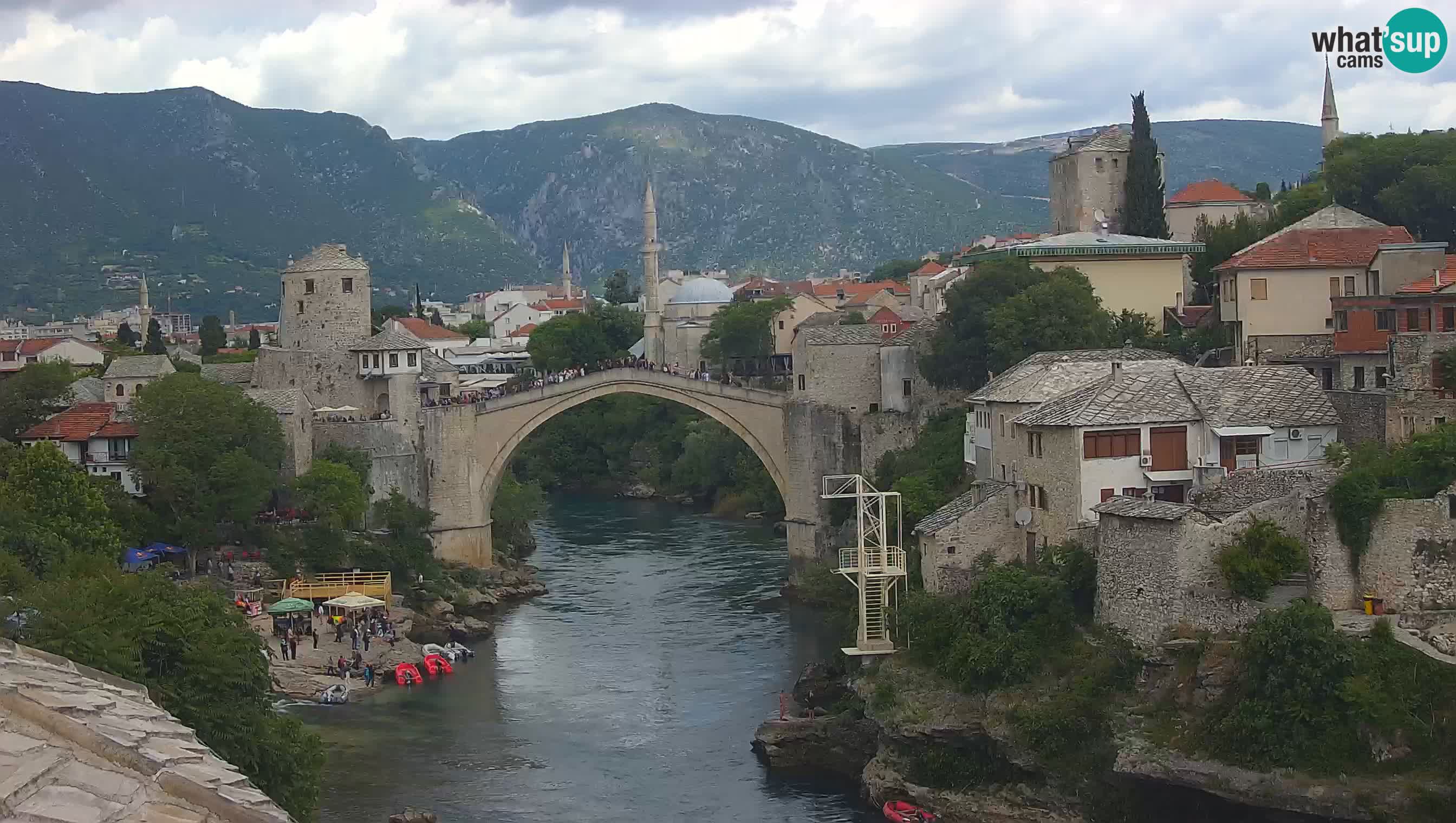 Spletna kamera Mostar – Stari Most in reka Neretva