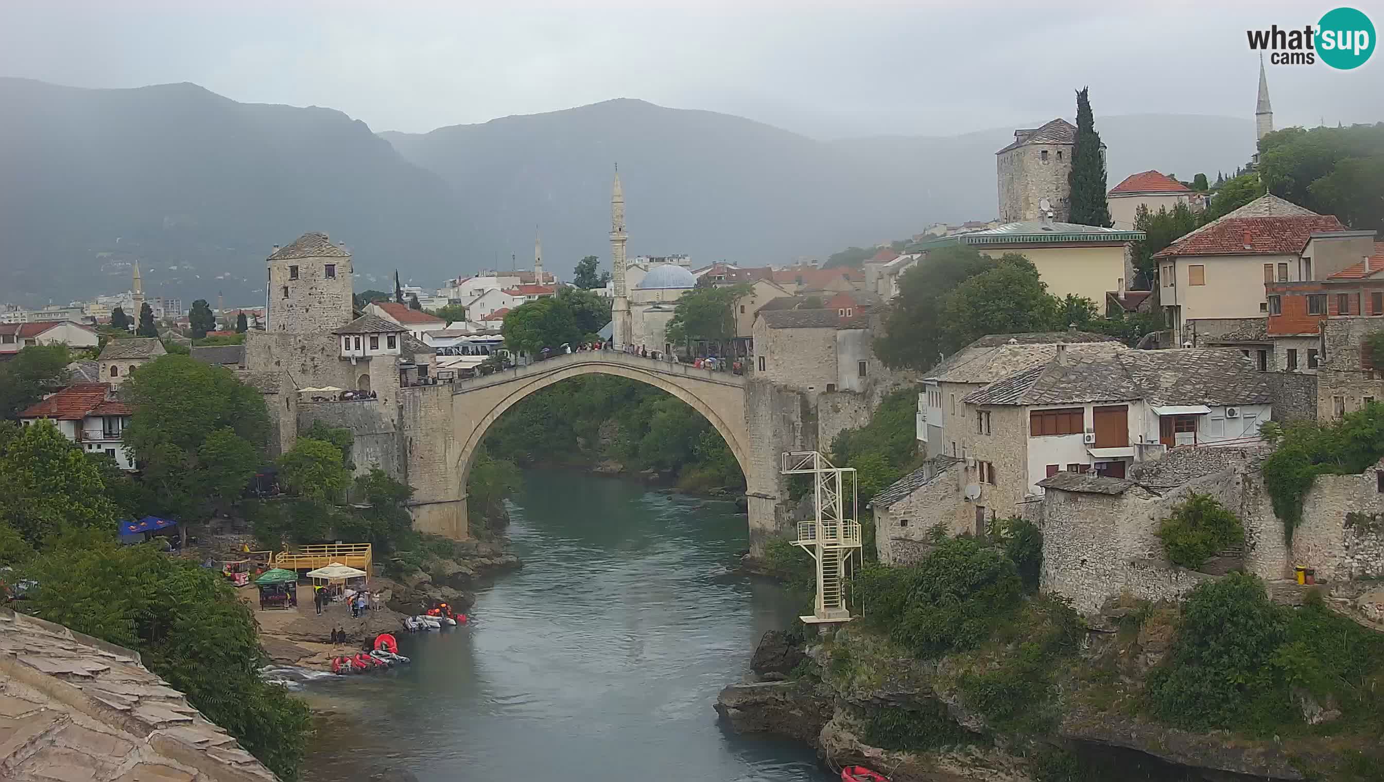 Webcam Mostar – Il Ponte Vecchio sul fiume Neretva