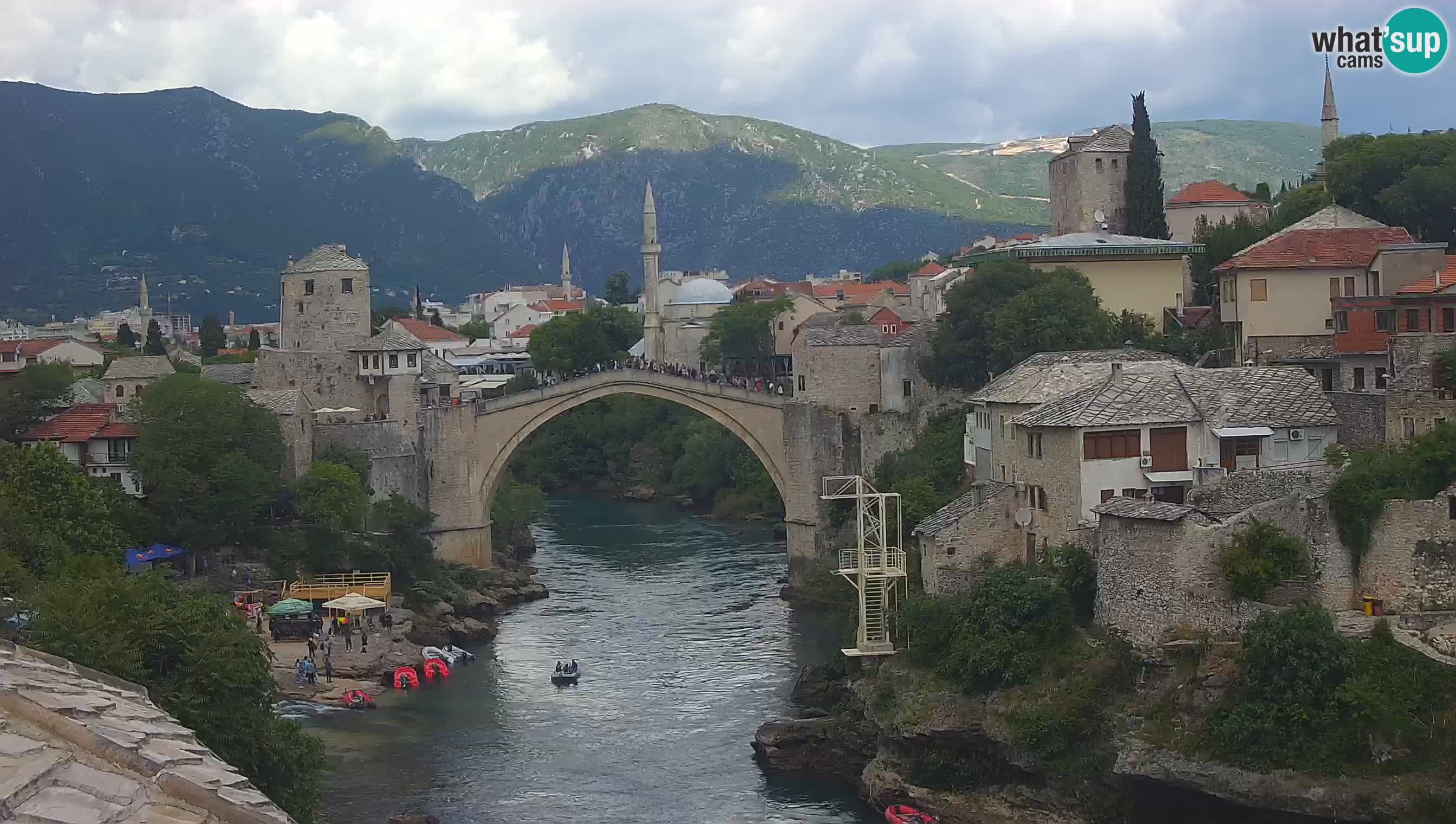 Mostar webcam – LIVE Old Bridge and Neretva river