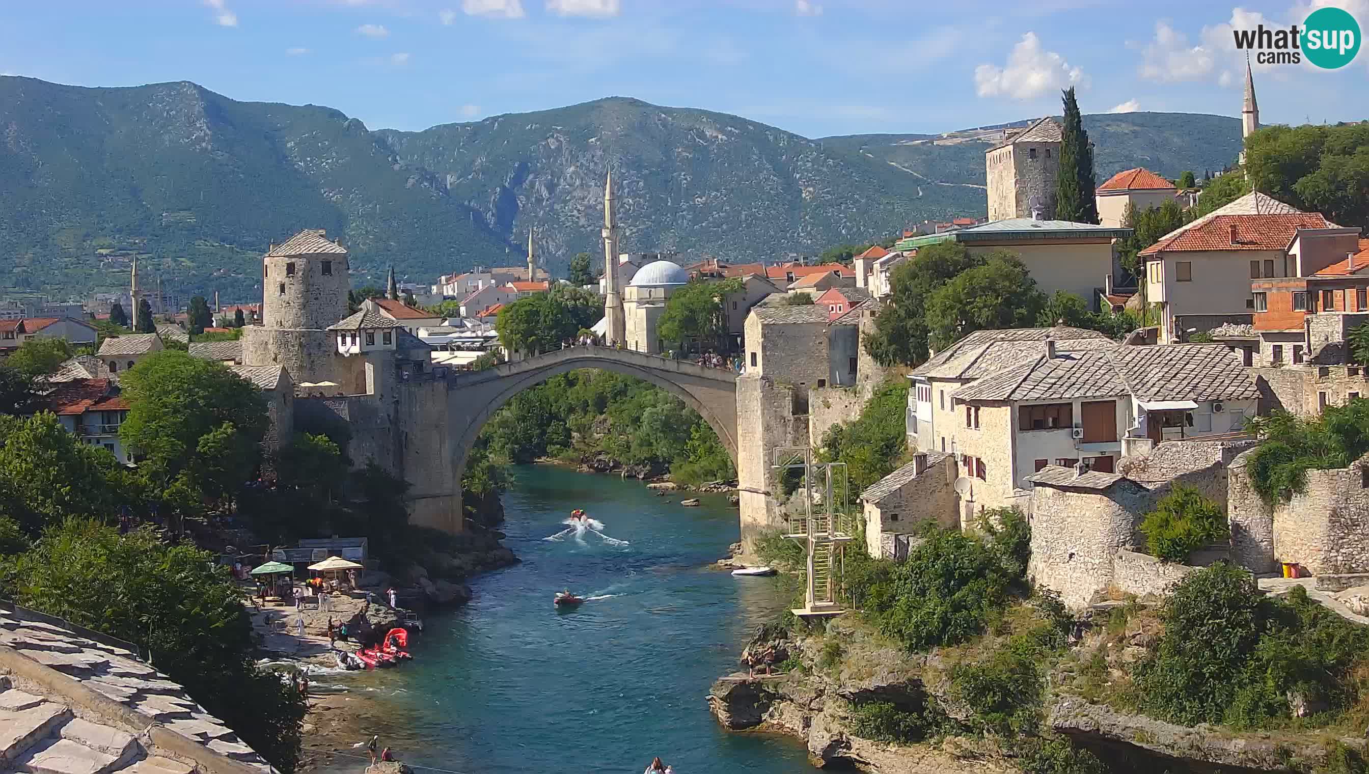 Mostar webcam – LIVE Old Bridge and Neretva river