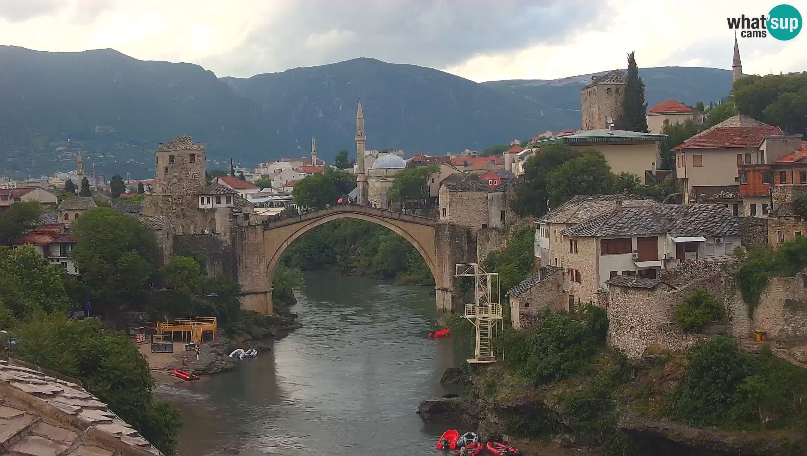 Mostar web kamera – Stari Most i rijeka Neretva – Goa Mostar