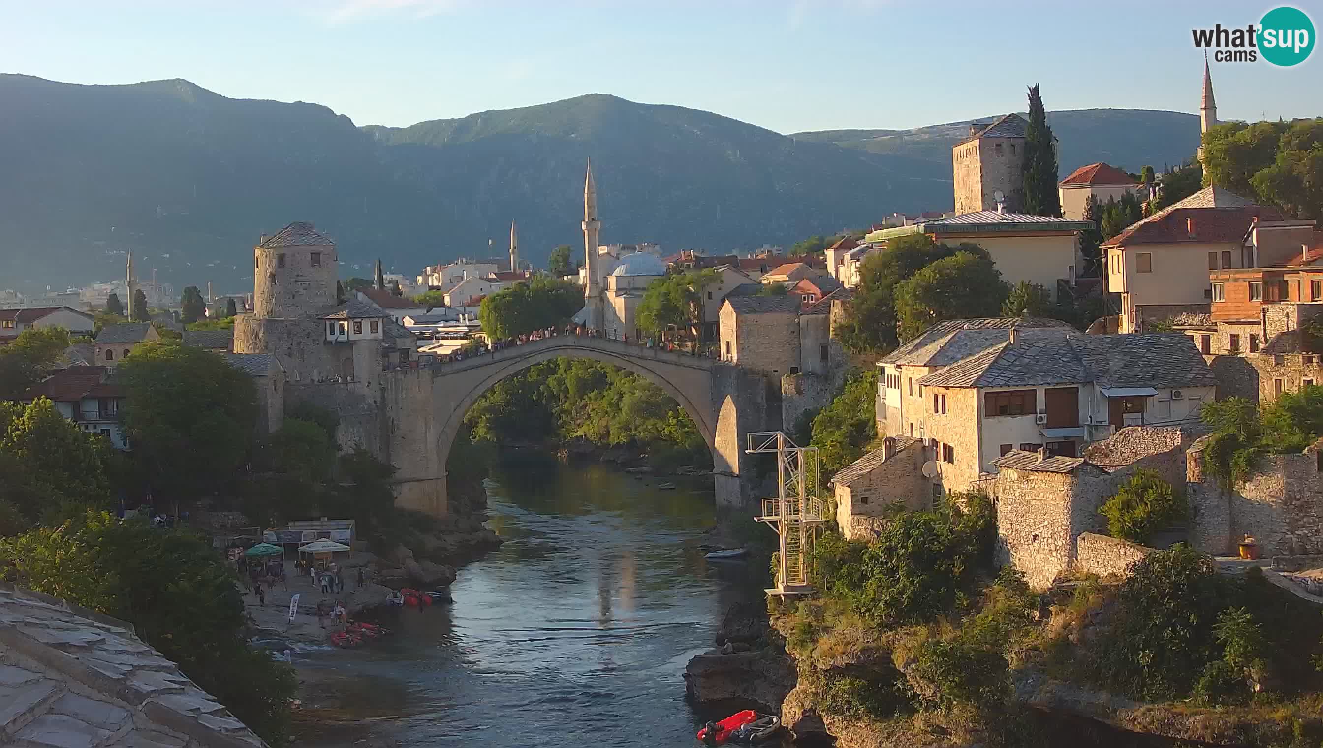 Mostar webcam – LIVE Old Bridge and Neretva river