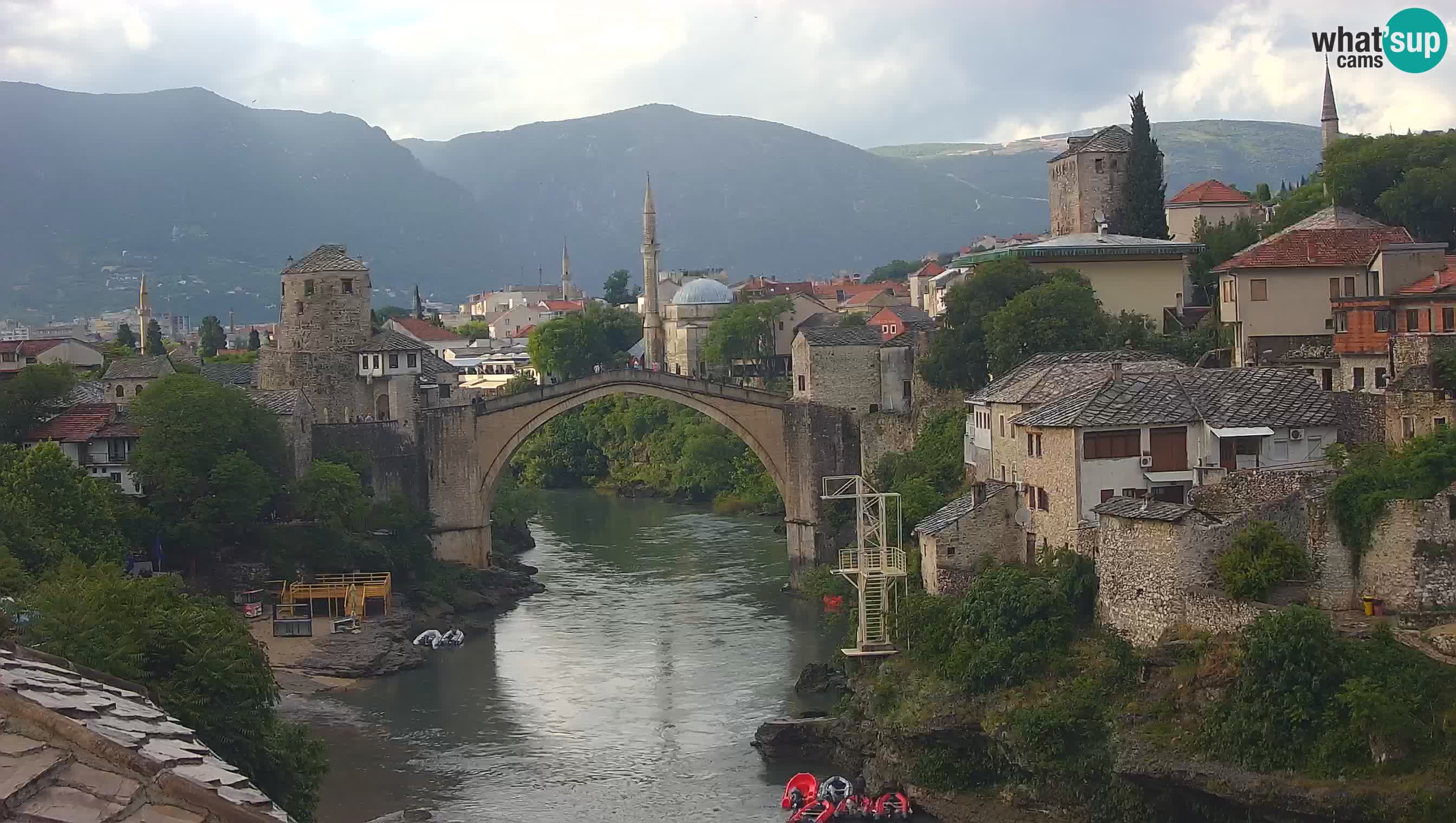 Webcam Mostar – Il Ponte Vecchio sul fiume Neretva
