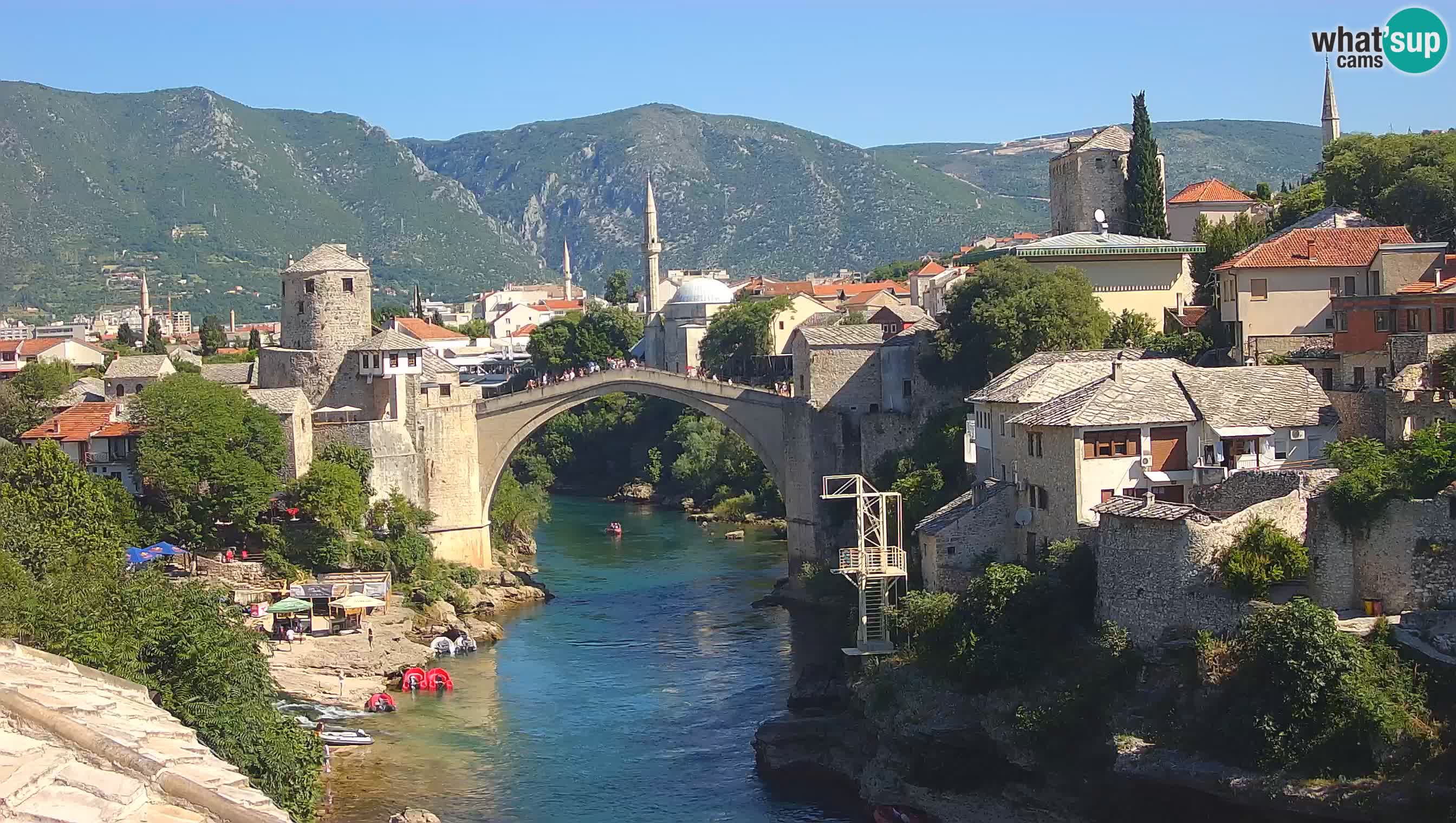 Spletna kamera Mostar – Stari Most in reka Neretva