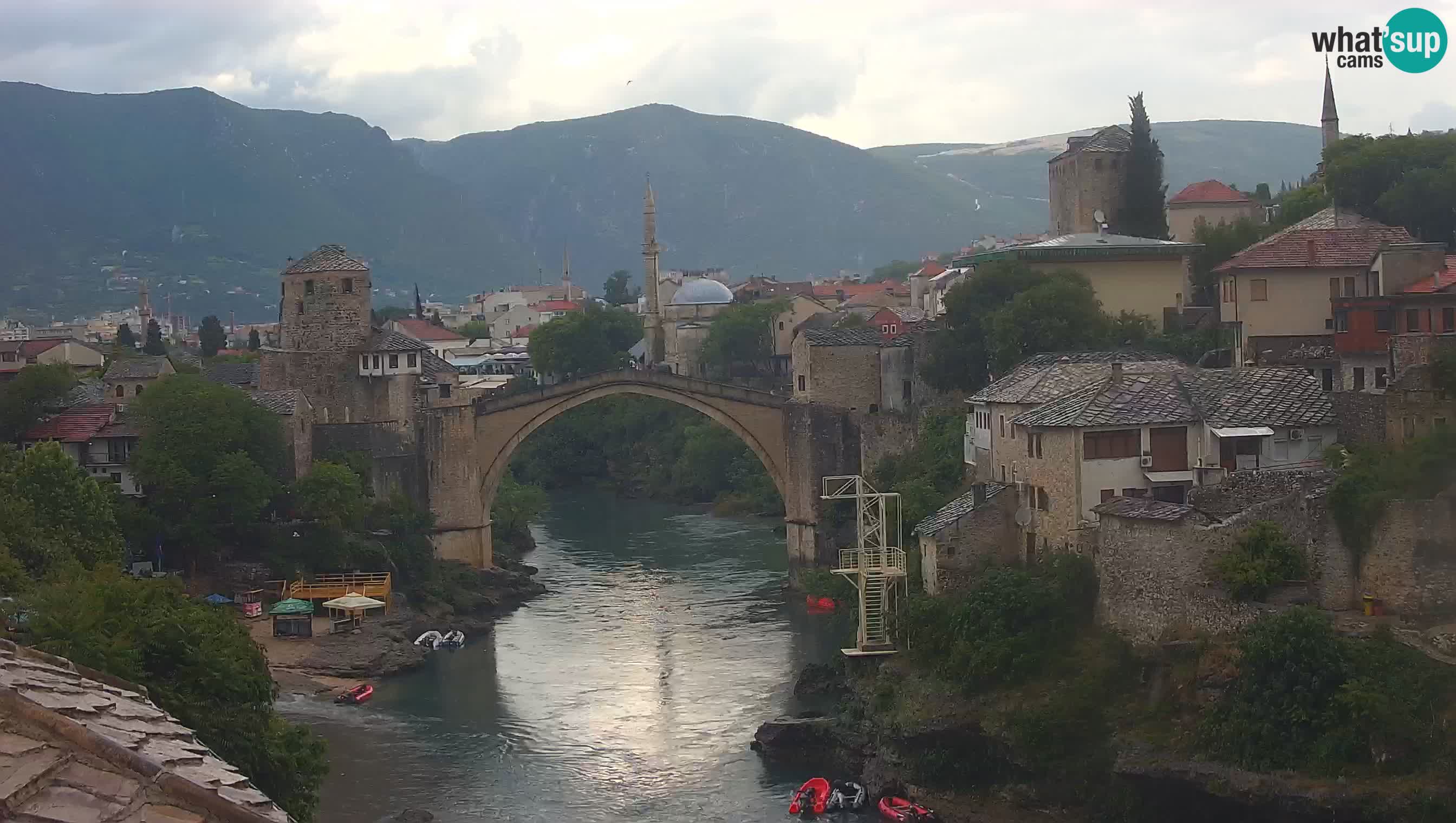 Spletna kamera Mostar – Stari Most in reka Neretva