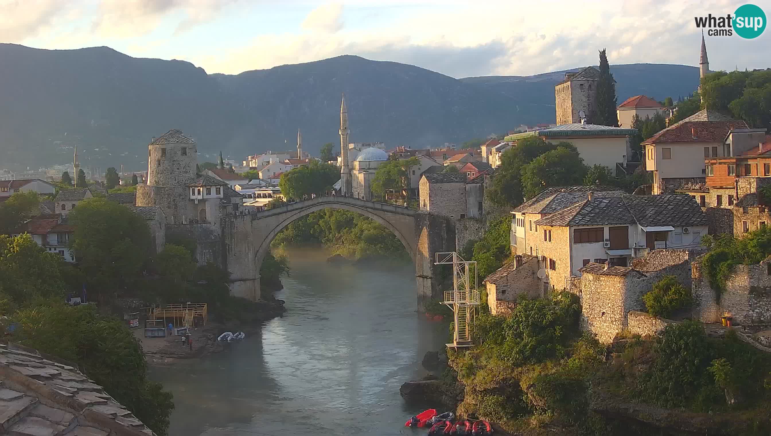 Mostar web kamera – Stari Most i rijeka Neretva – Goa Mostar