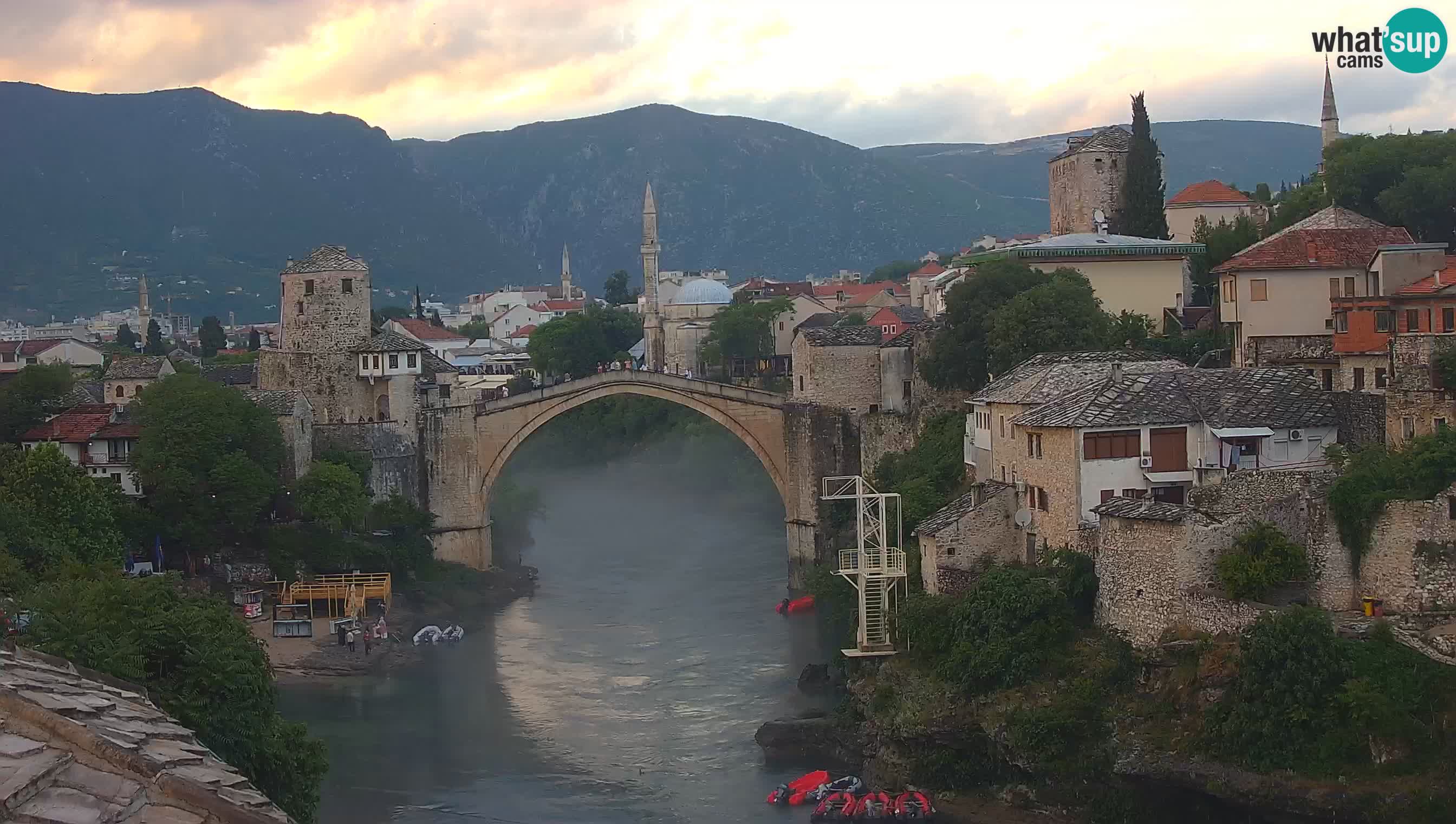 Spletna kamera Mostar – Stari Most in reka Neretva