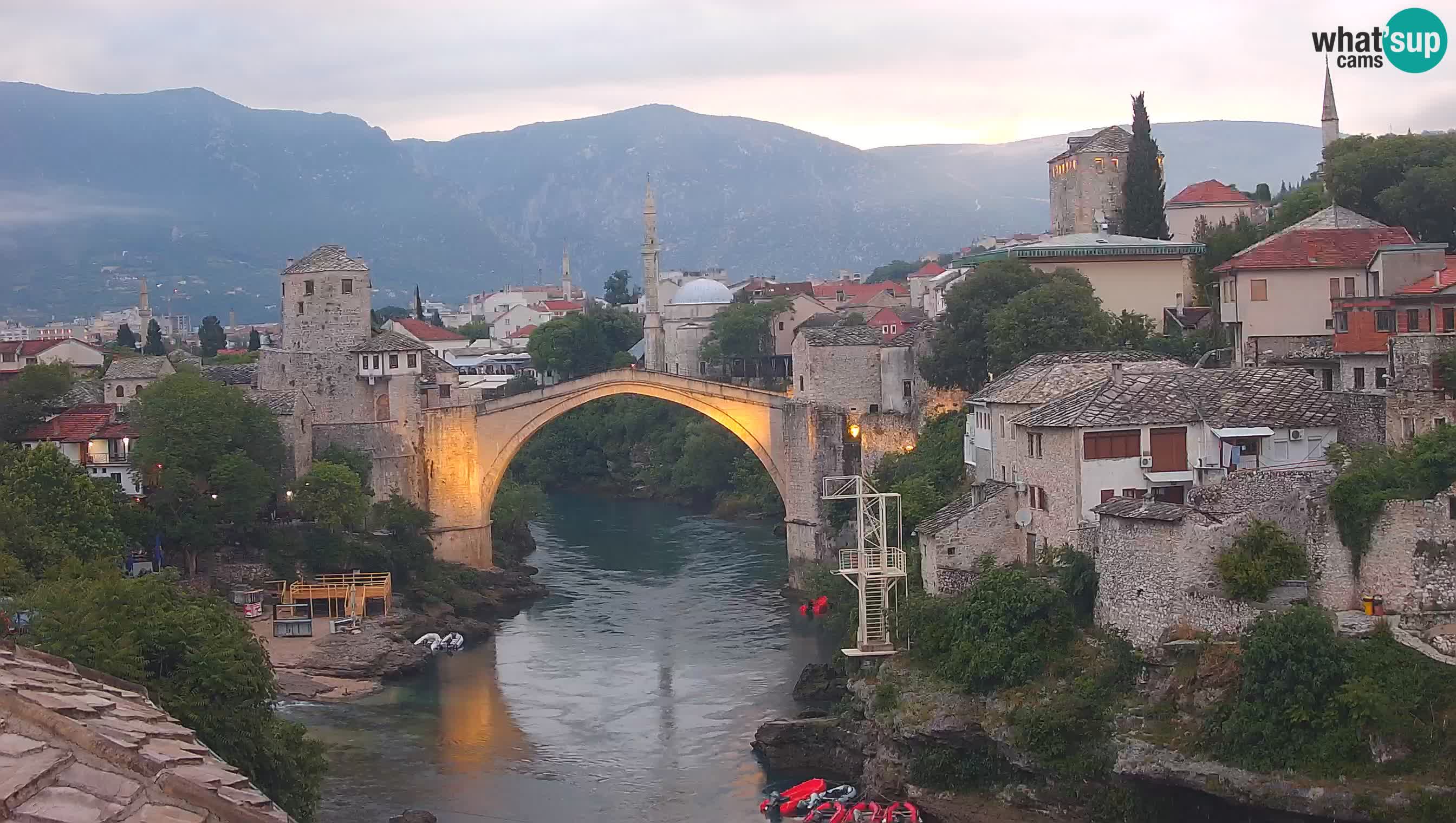 Spletna kamera Mostar – Stari Most in reka Neretva