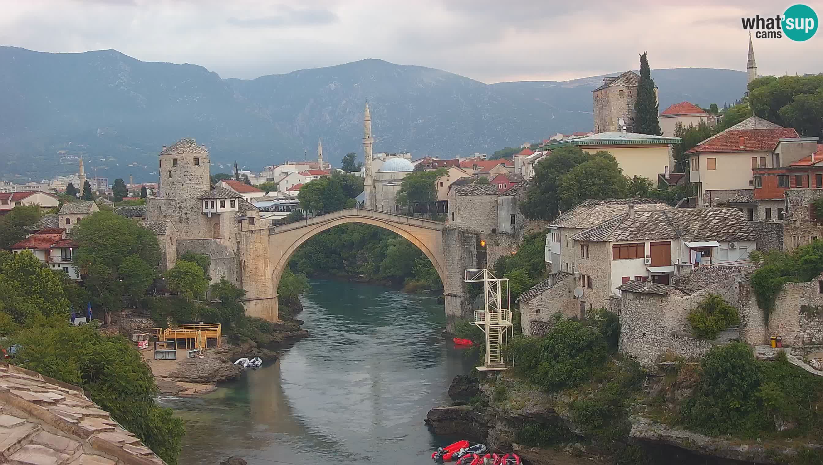 Mostar webcam – LIVE Old Bridge and Neretva river