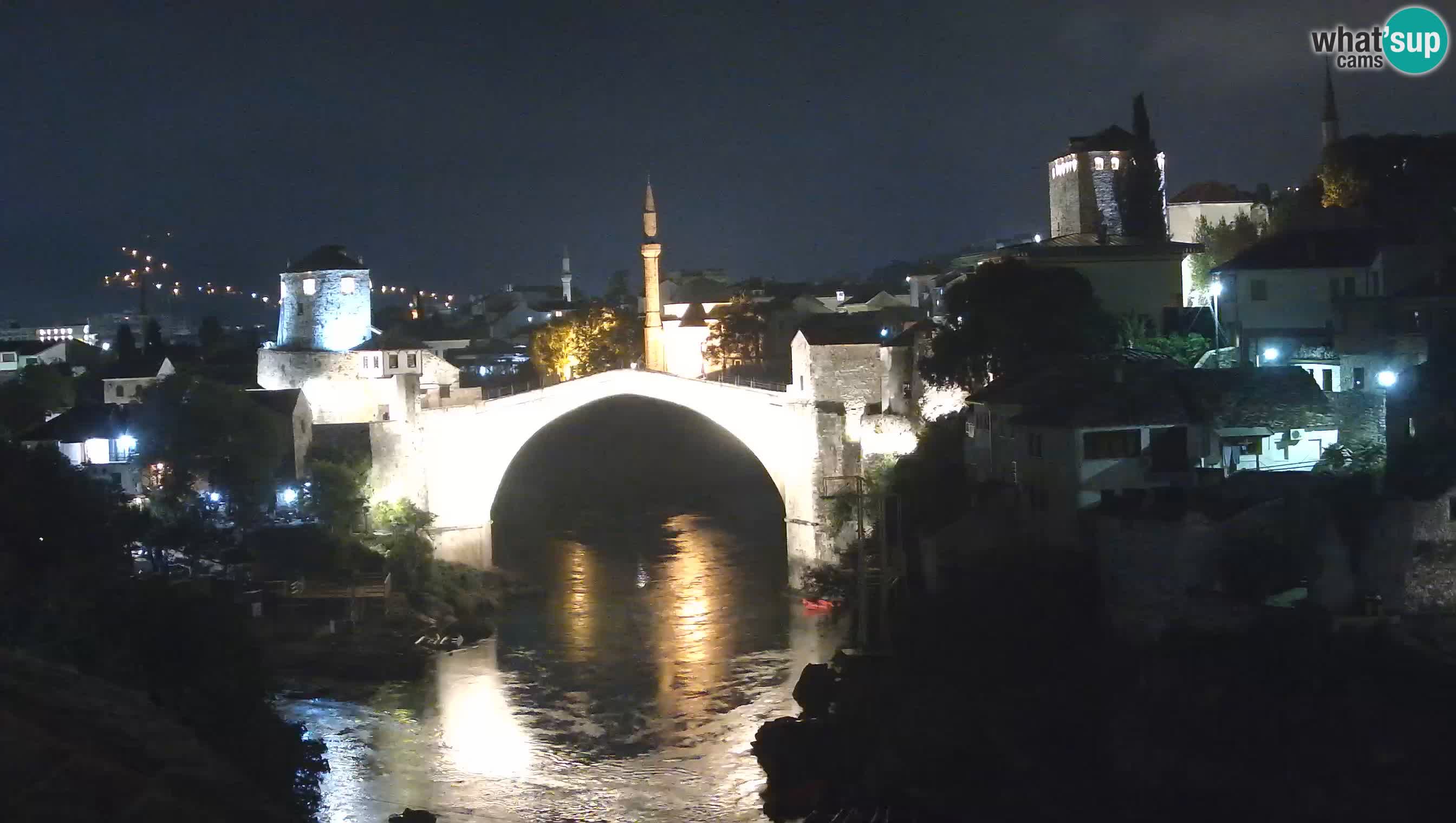 Webcam de Mostar – Le Vieux Pont sur la rivière Neretva