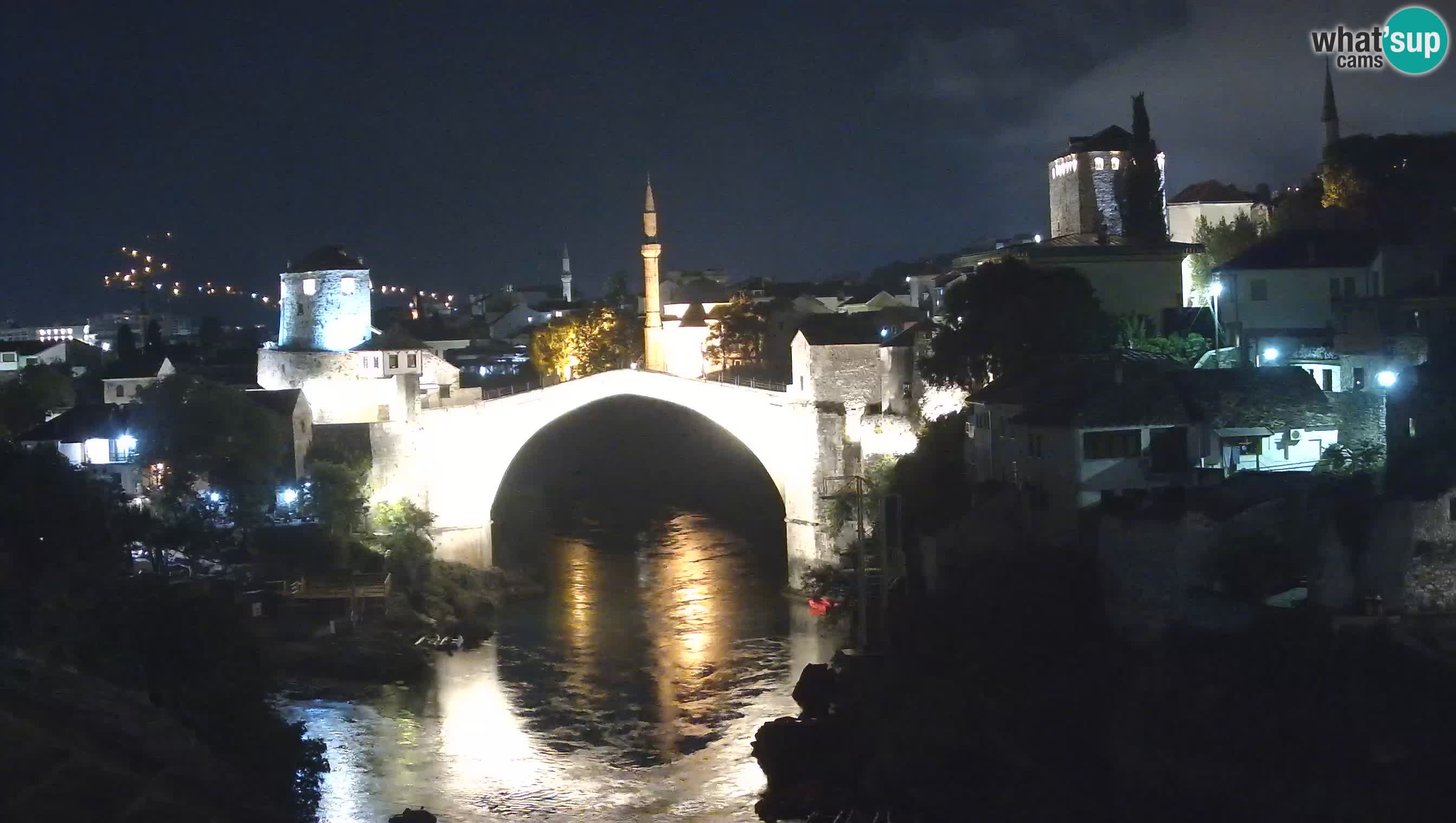 Webcam de Mostar – Le Vieux Pont sur la rivière Neretva