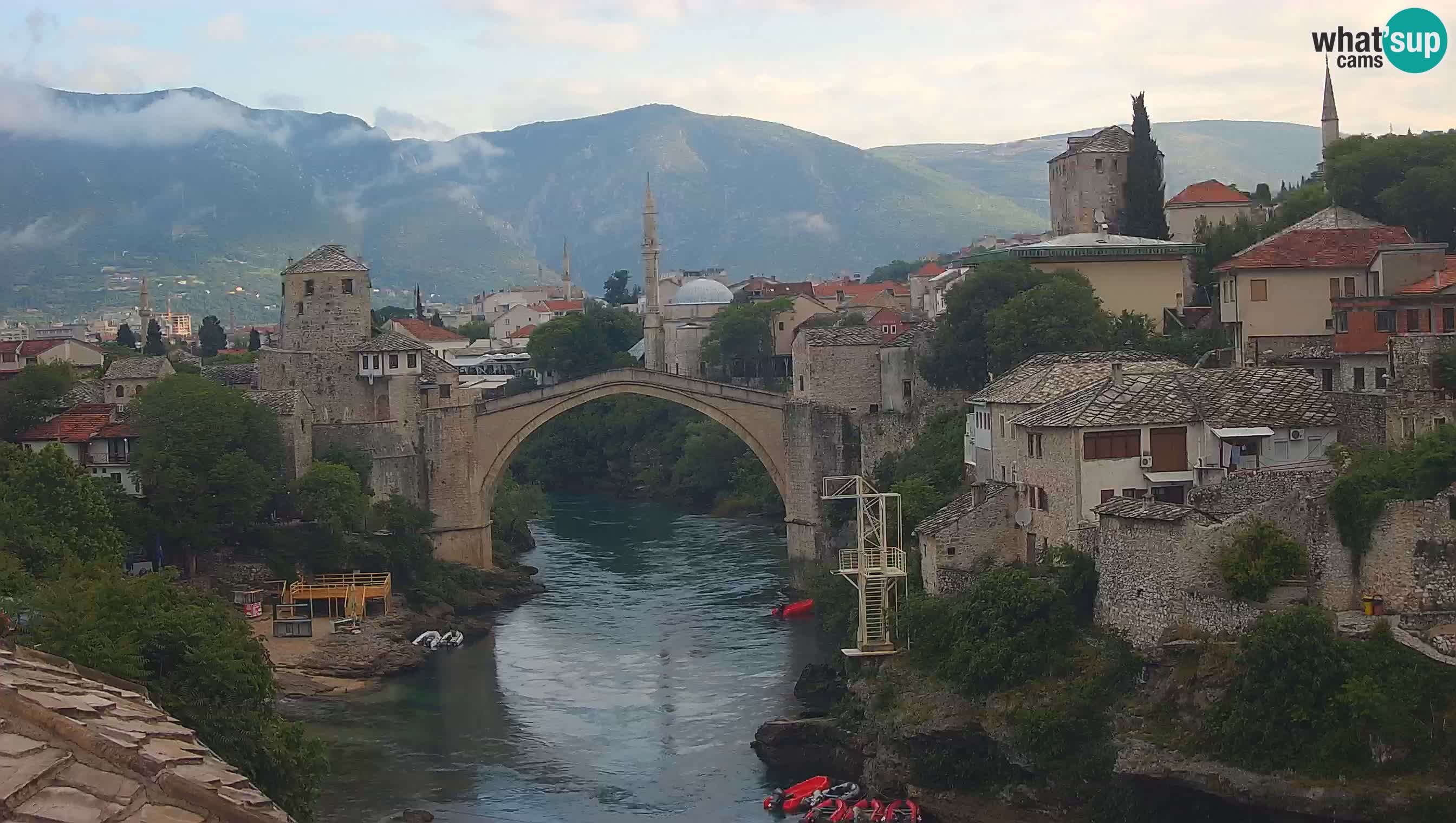 Webcam Mostar – Il Ponte Vecchio sul fiume Neretva