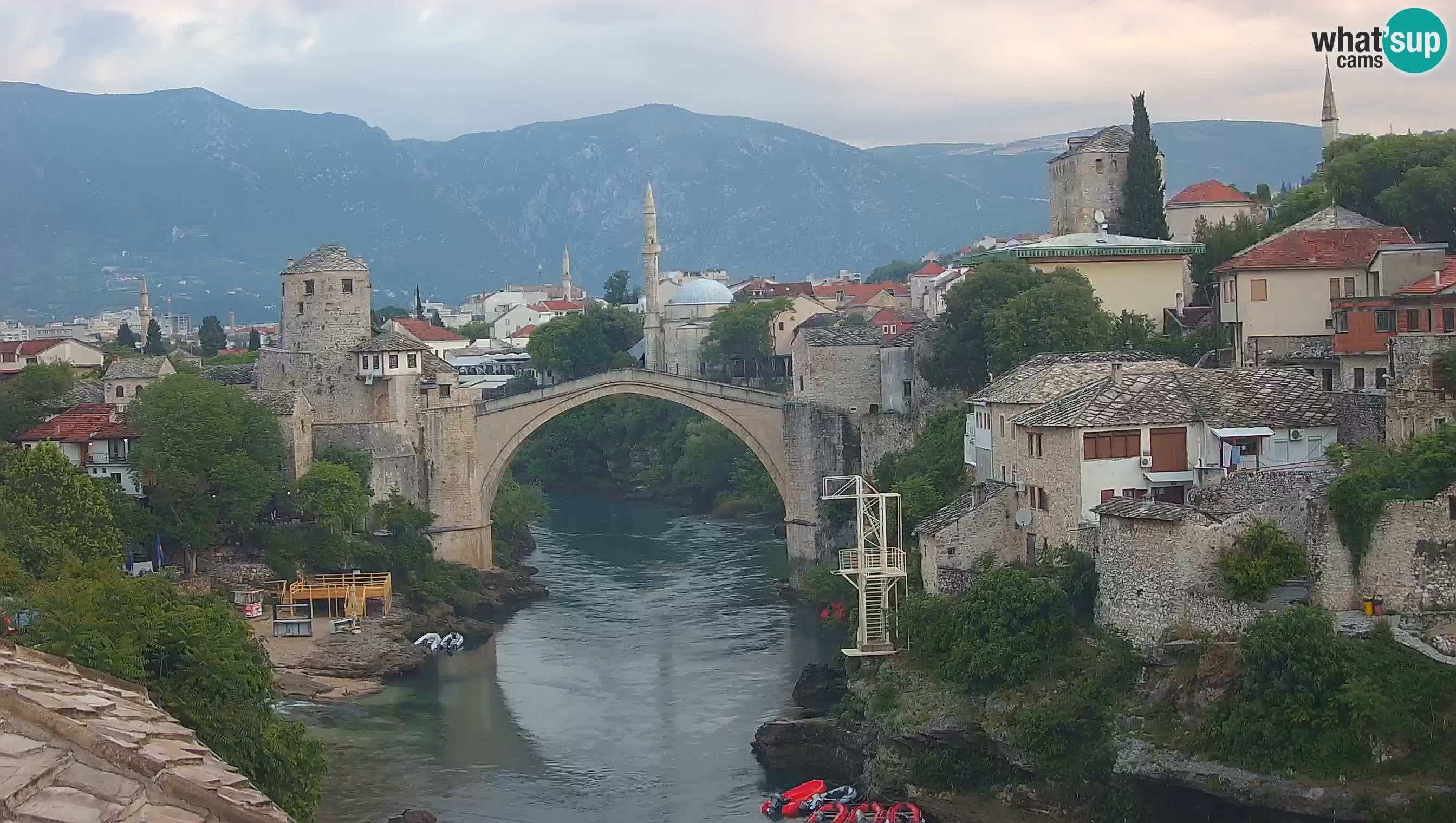Mostar web kamera – Stari Most i rijeka Neretva – Goa Mostar