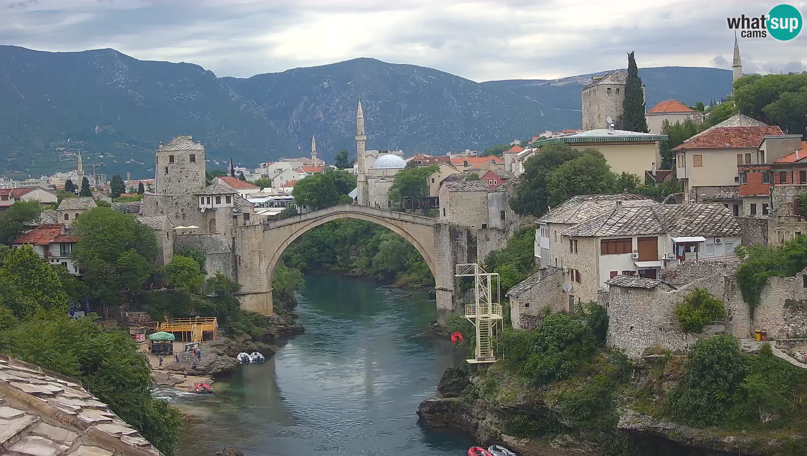 Mostar webcam – LIVE Old Bridge and Neretva river