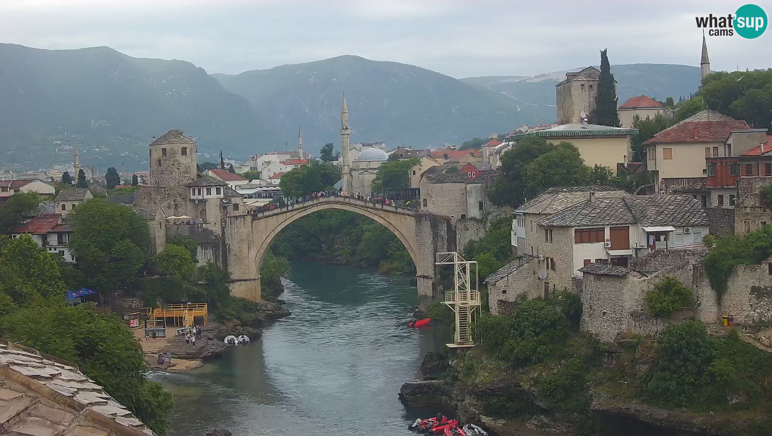 Webcam Mostar – Il Ponte Vecchio sul fiume Neretva