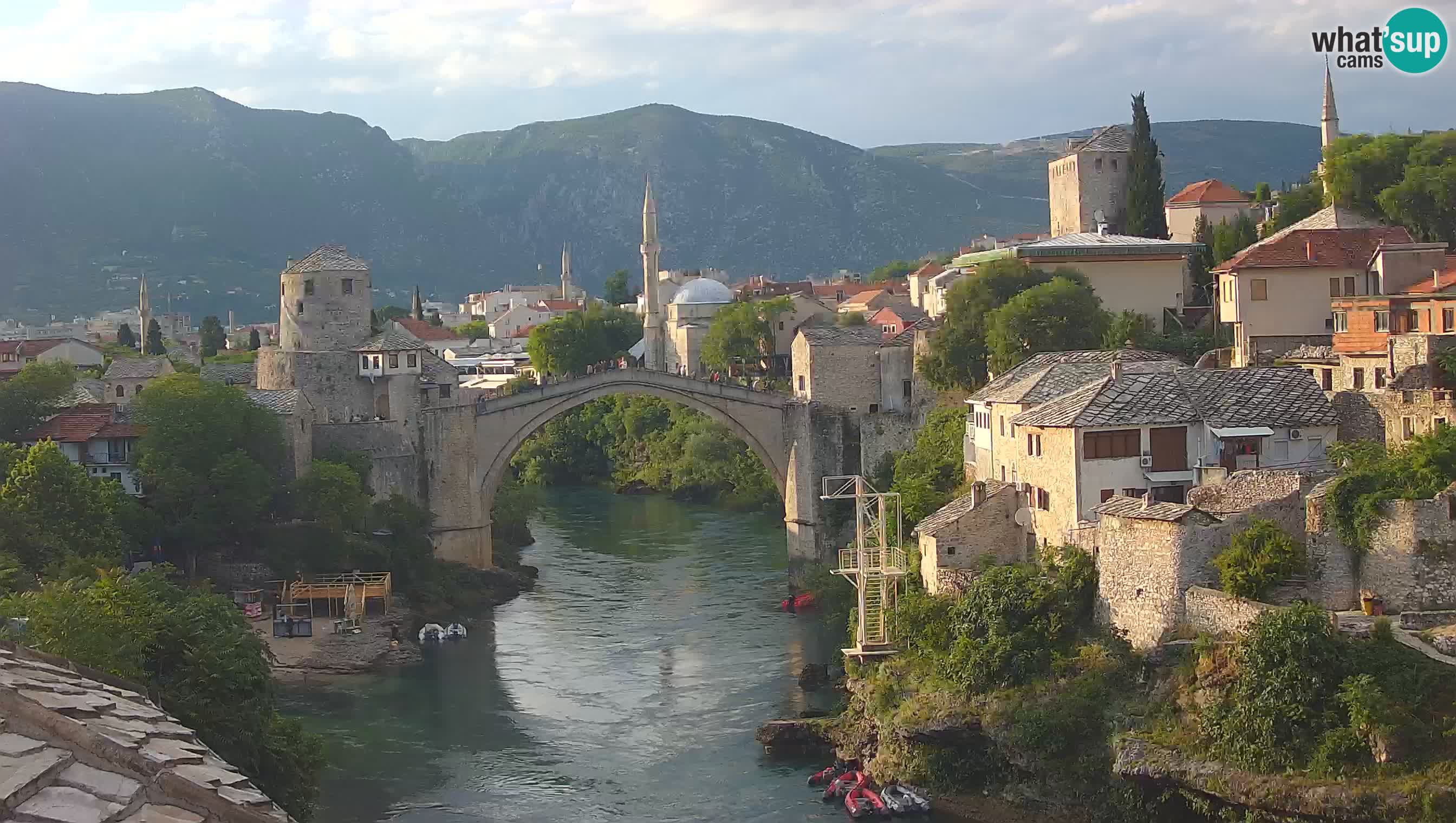 Mostar web kamera – Stari Most i rijeka Neretva – Goa Mostar