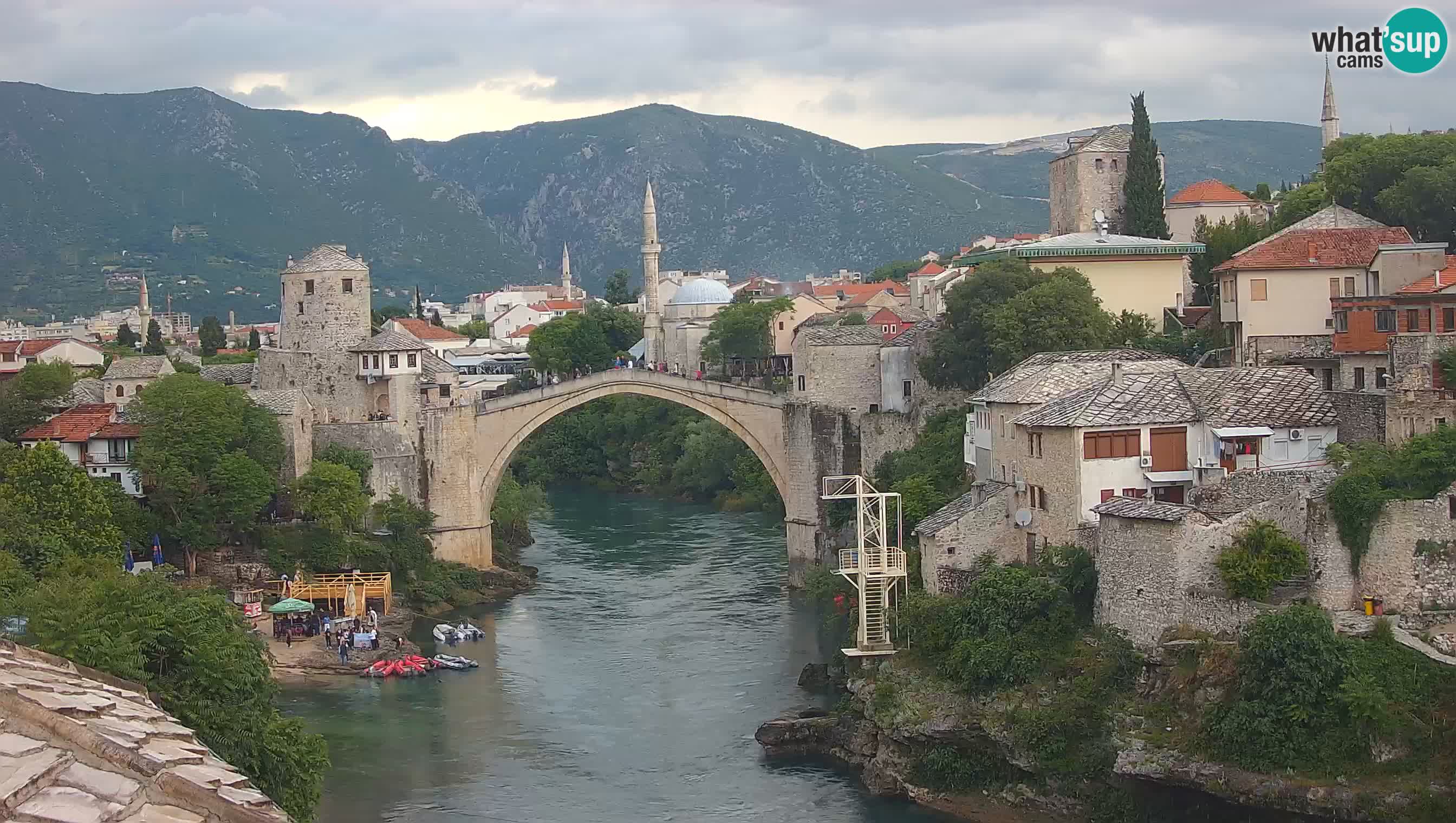 Webcam Mostar – Il Ponte Vecchio sul fiume Neretva