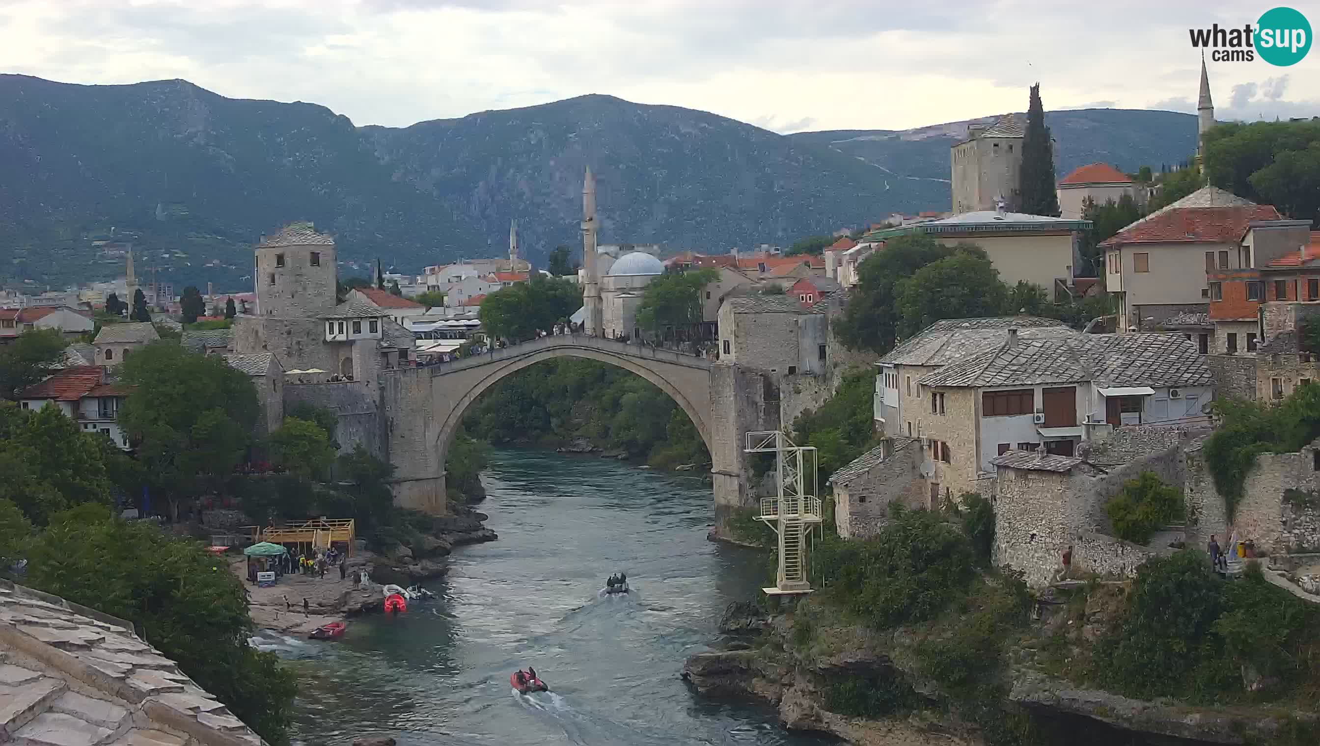 Spletna kamera Mostar – Stari Most in reka Neretva