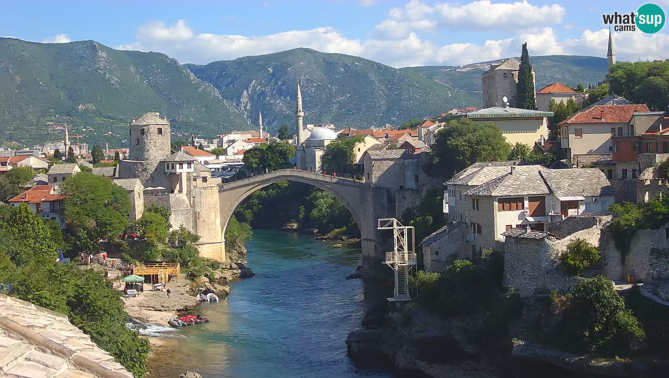Mostar webcam – LIVE Old Bridge and Neretva river