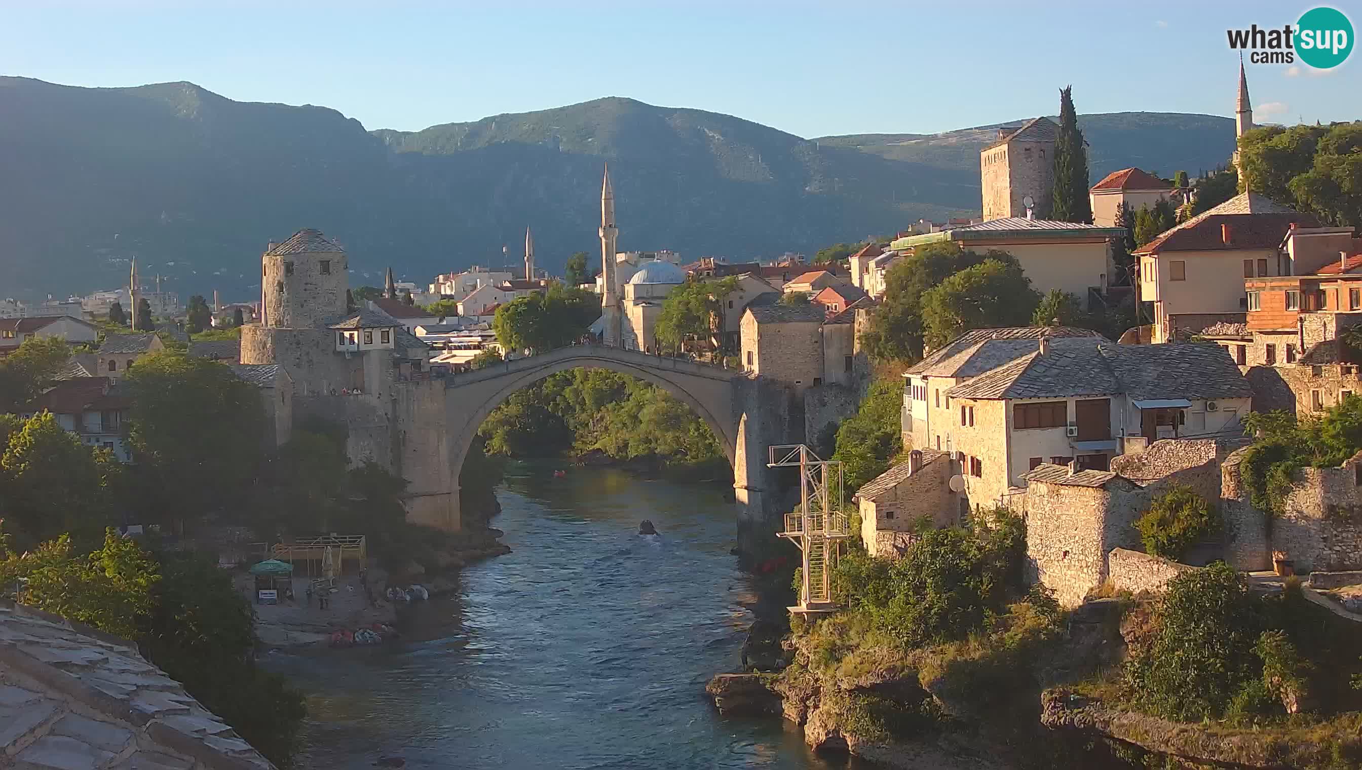 Mostar webcam – LIVE Old Bridge and Neretva river