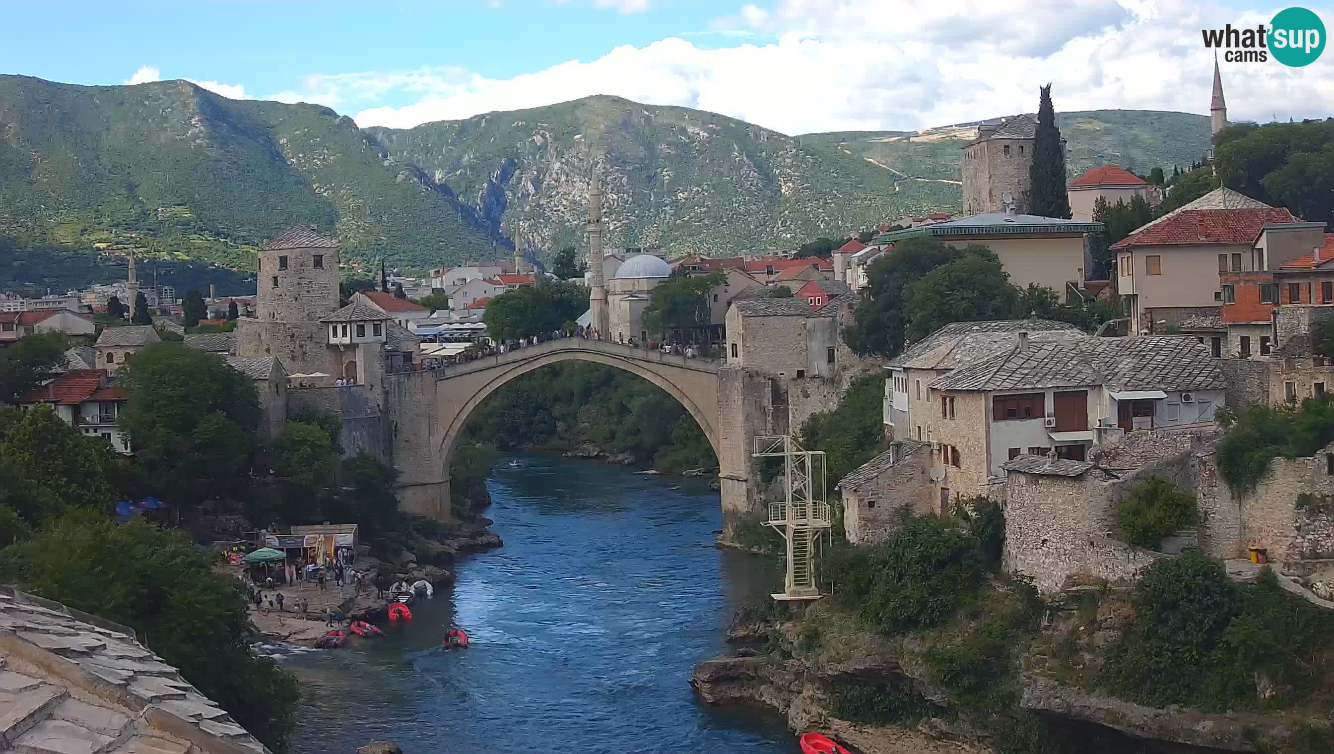 Spletna kamera Mostar – Stari Most in reka Neretva