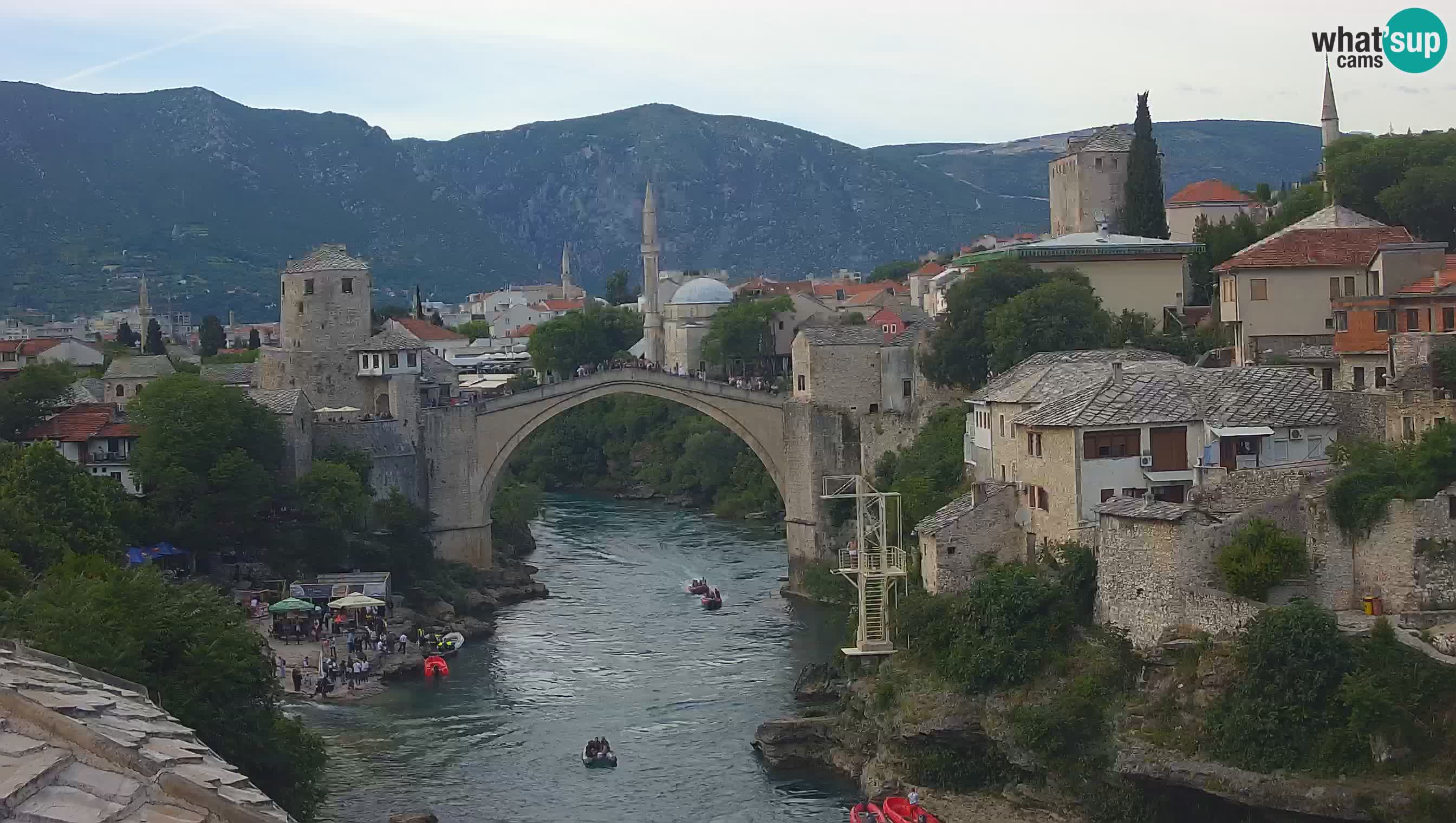 Spletna kamera Mostar – Stari Most in reka Neretva