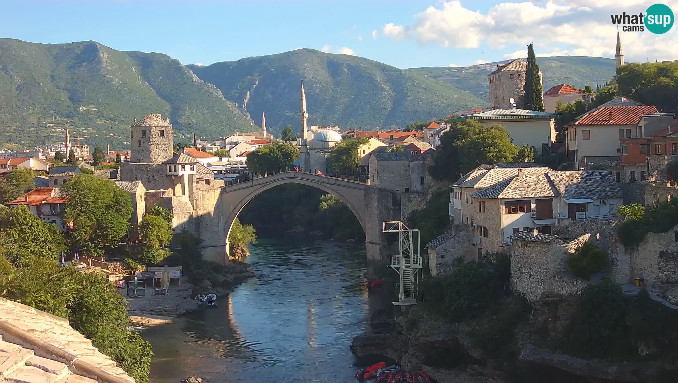 Mostar webcam – LIVE Old Bridge and Neretva river