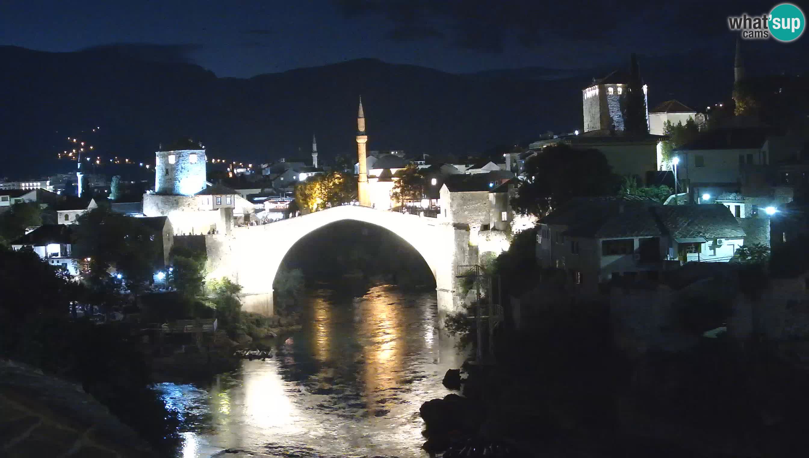 Cámara web de Mostar – El Viejo Puente sobre el río Neretva