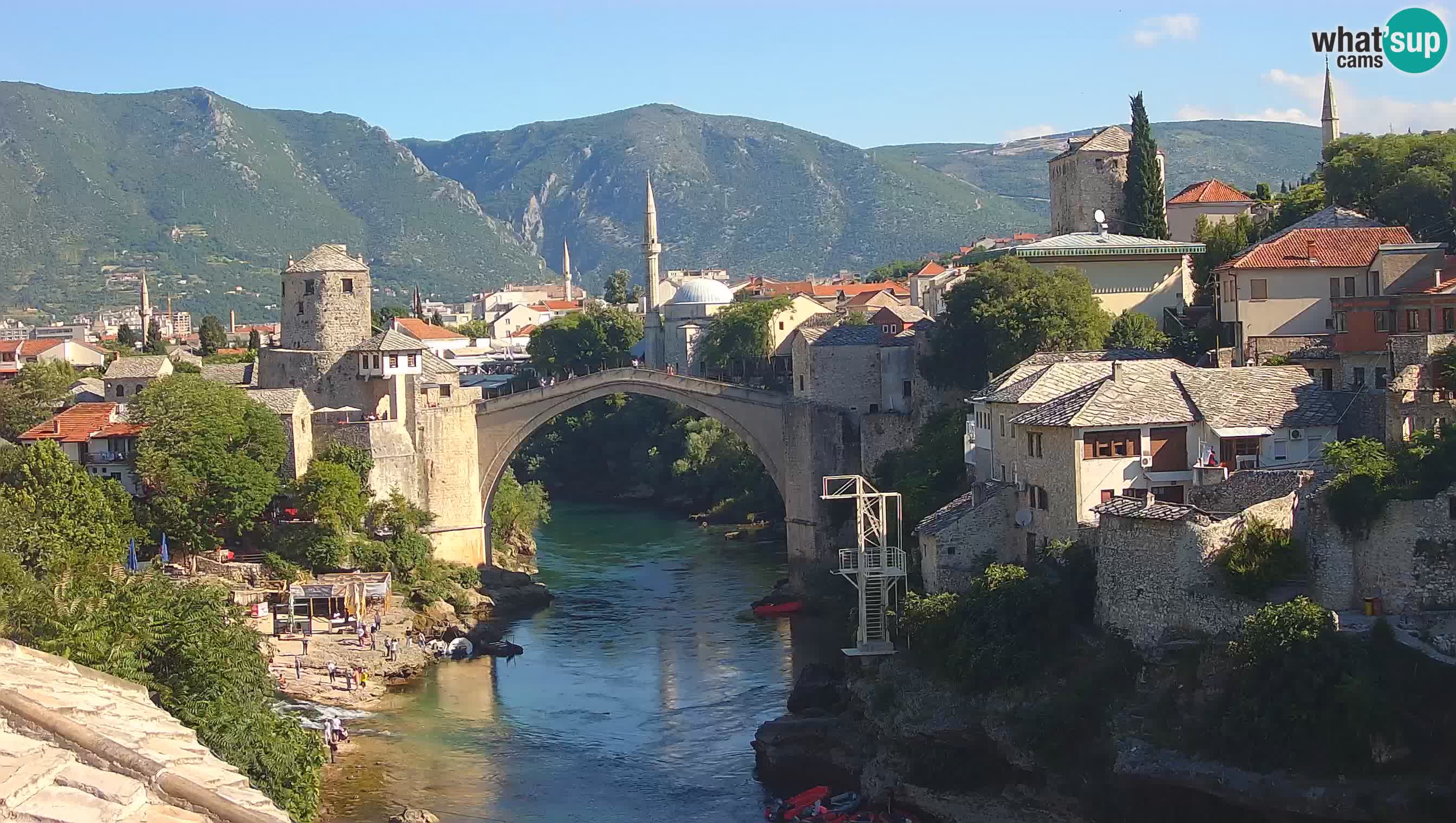 Spletna kamera Mostar – Stari Most in reka Neretva