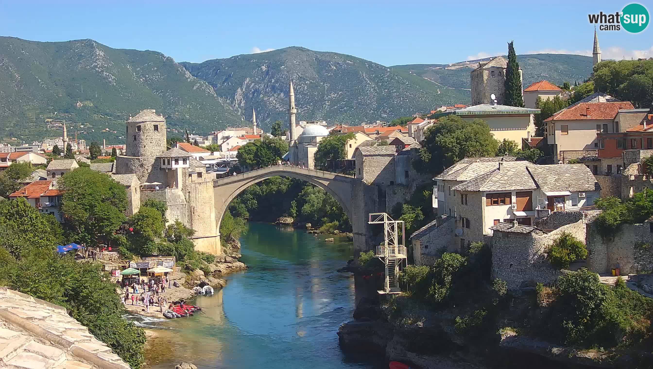 Spletna kamera Mostar – Stari Most in reka Neretva