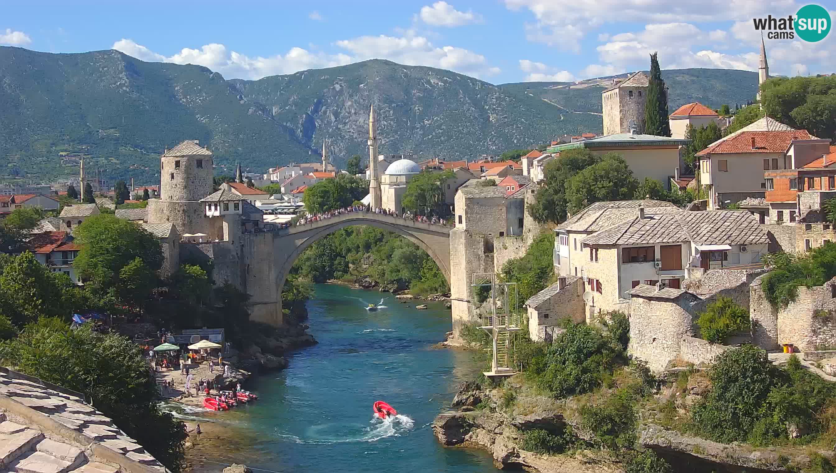 Mostar webcam – LIVE Old Bridge and Neretva river