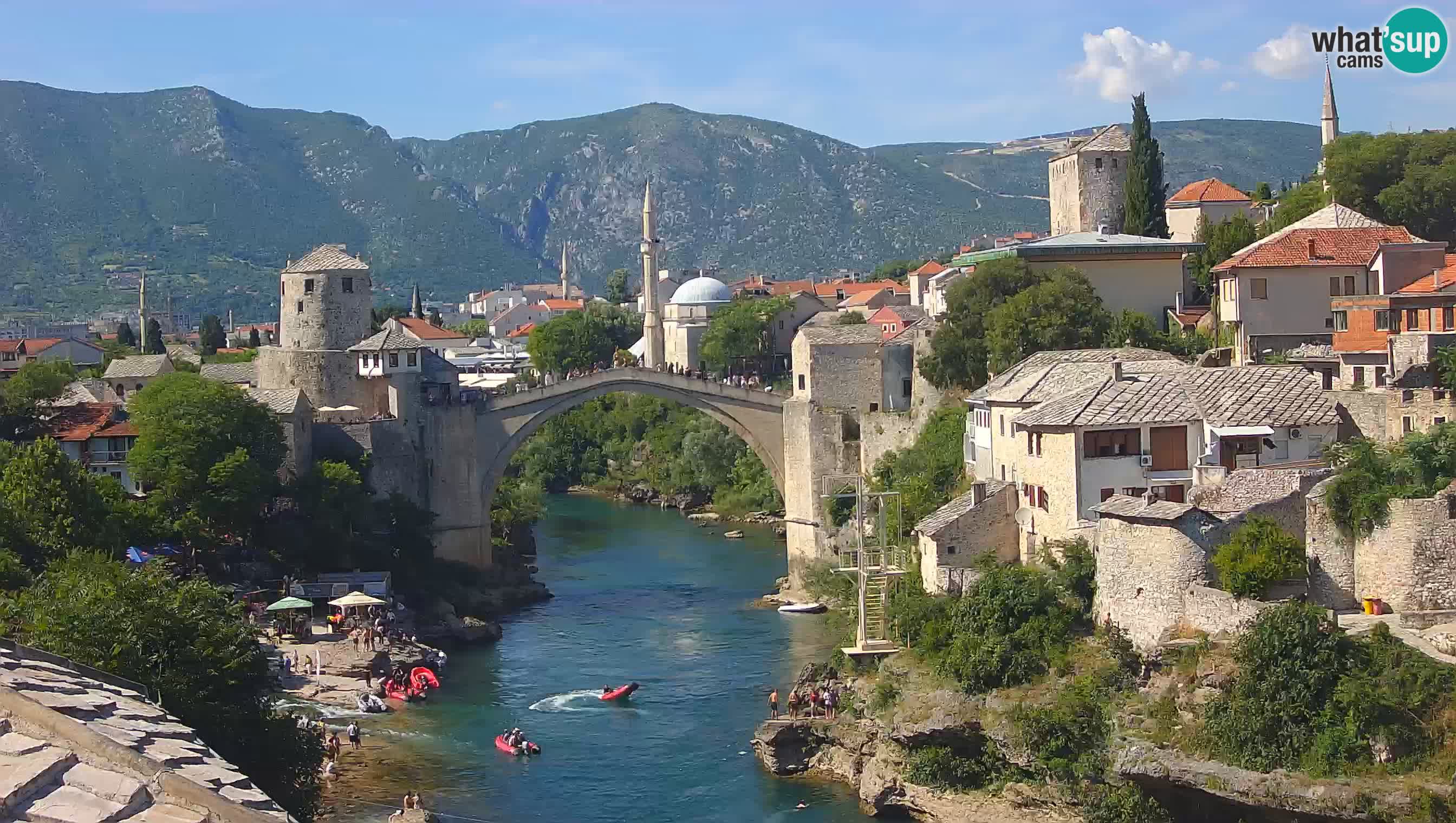 Webcam Mostar – Il Ponte Vecchio sul fiume Neretva