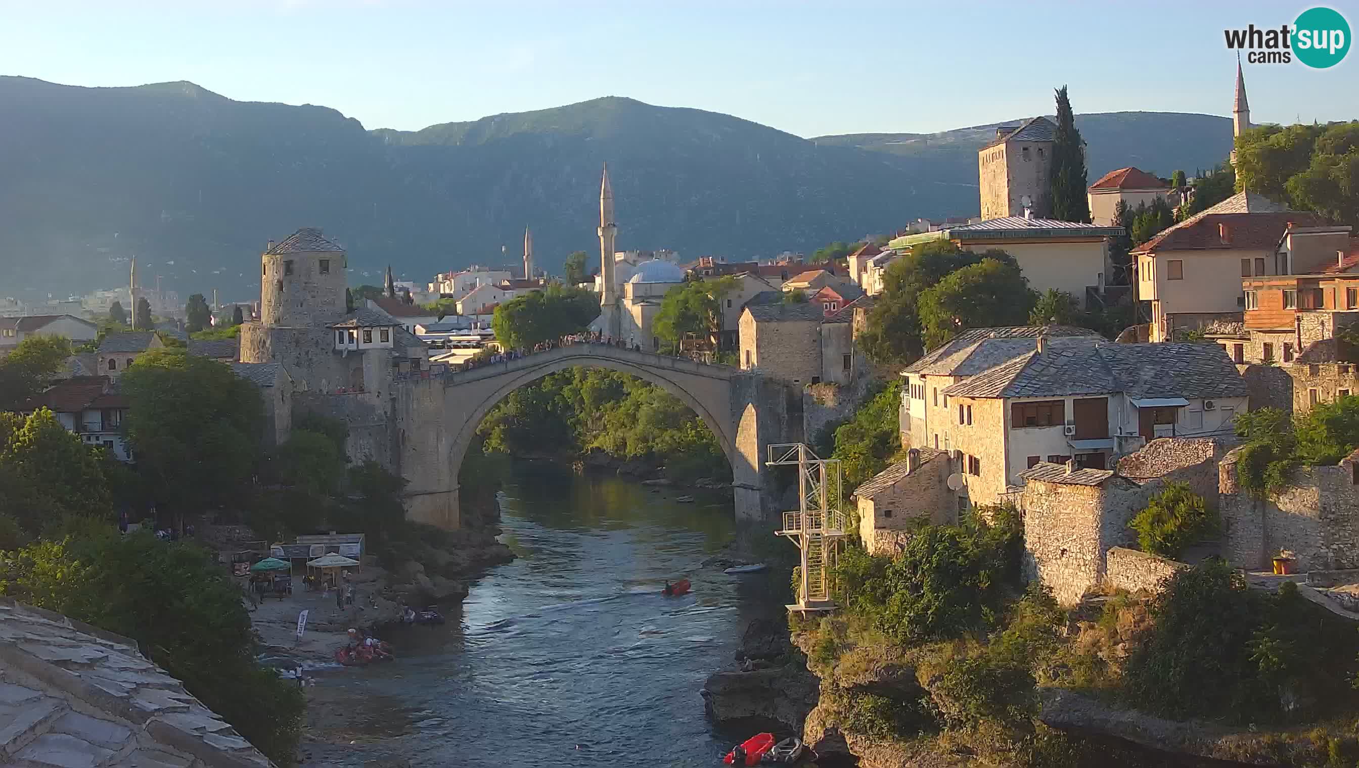 Mostar webcam – LIVE Old Bridge and Neretva river