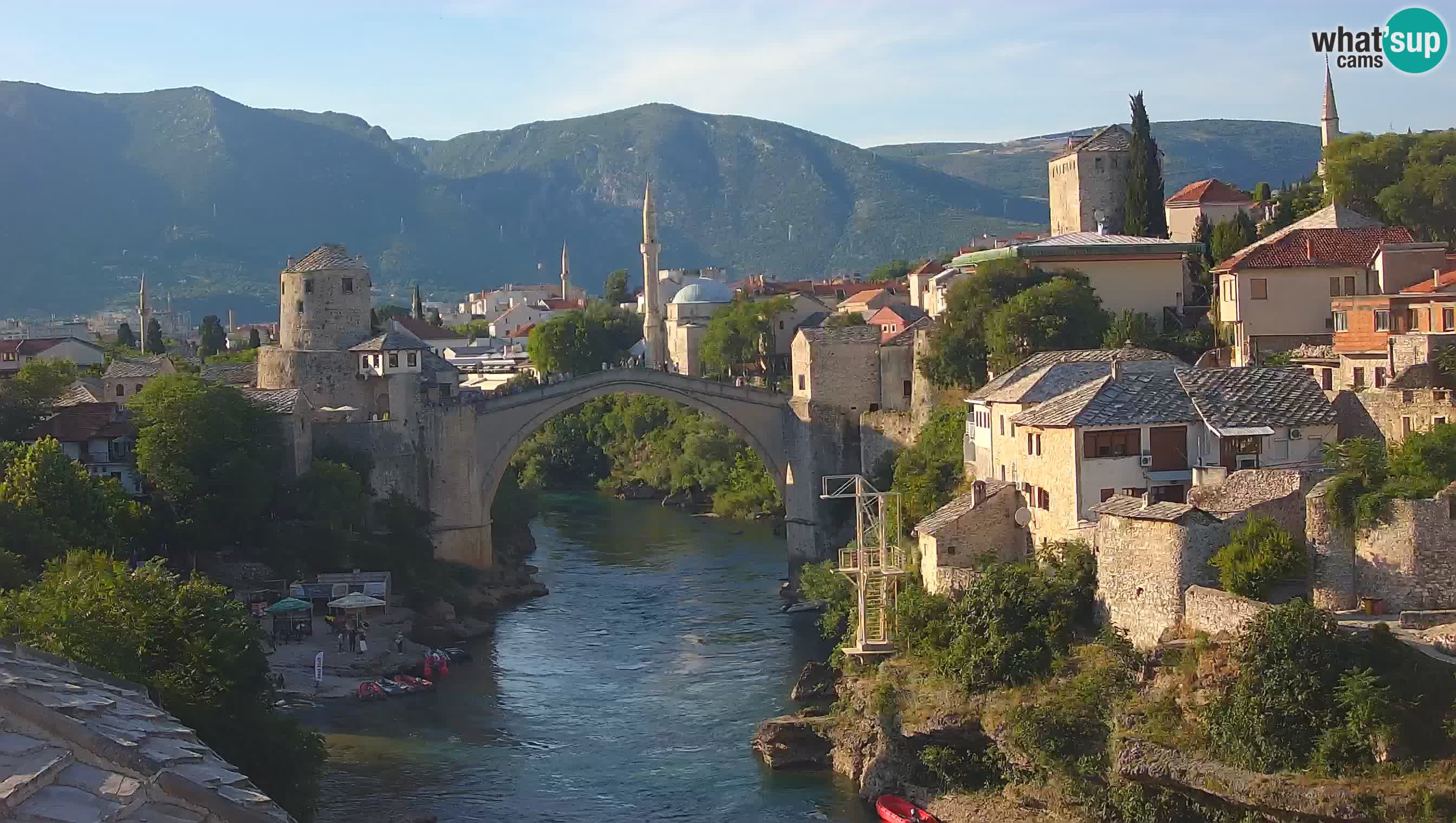 Webcam Mostar – Il Ponte Vecchio sul fiume Neretva