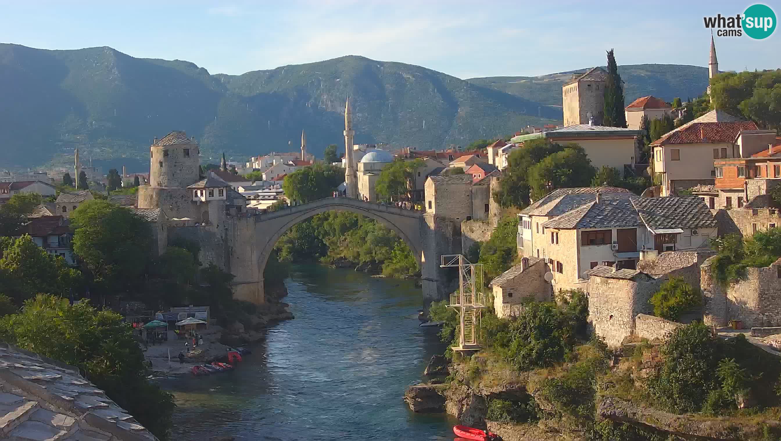 Webcam Mostar – Il Ponte Vecchio sul fiume Neretva