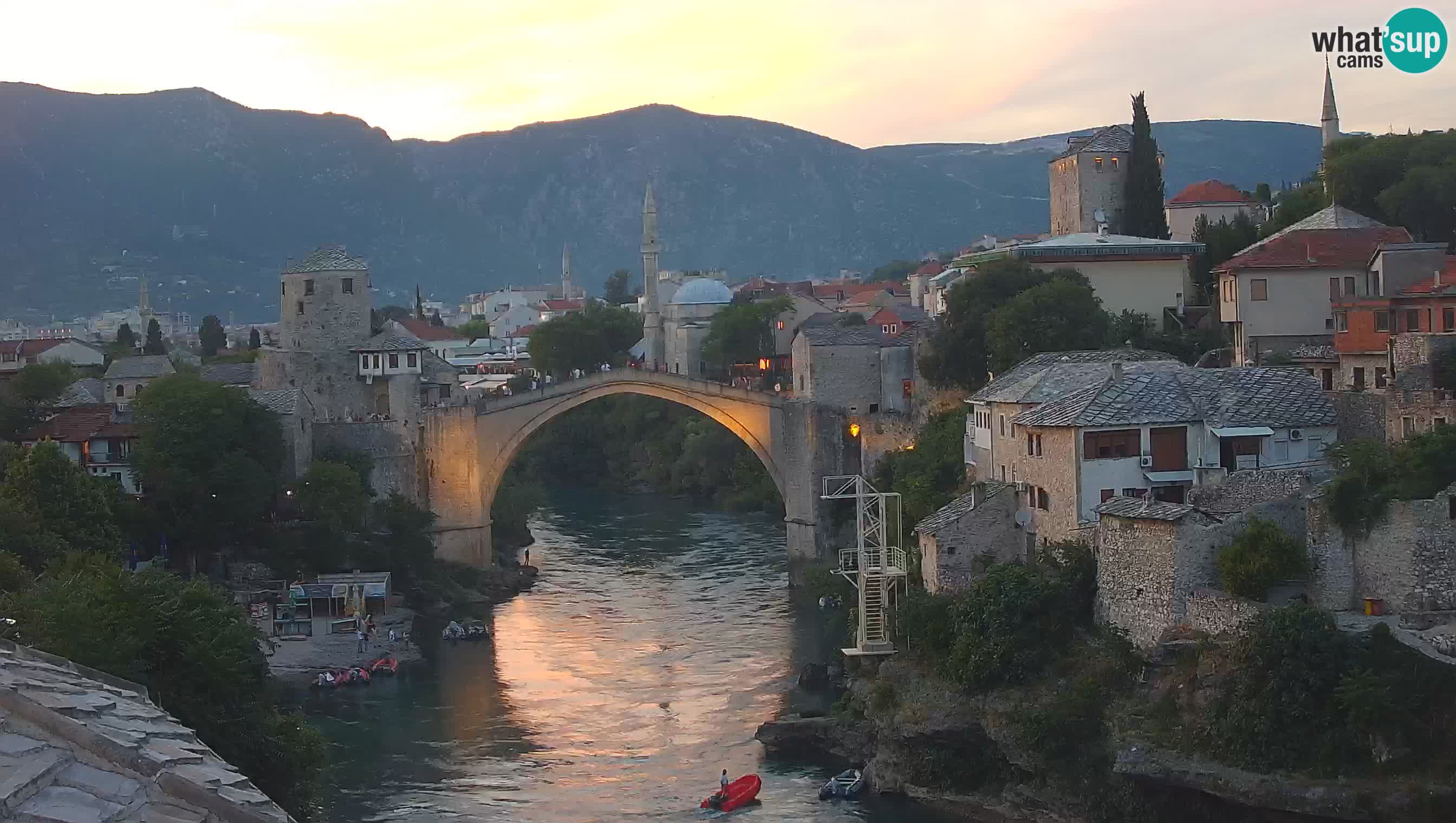 Spletna kamera Mostar – Stari Most in reka Neretva