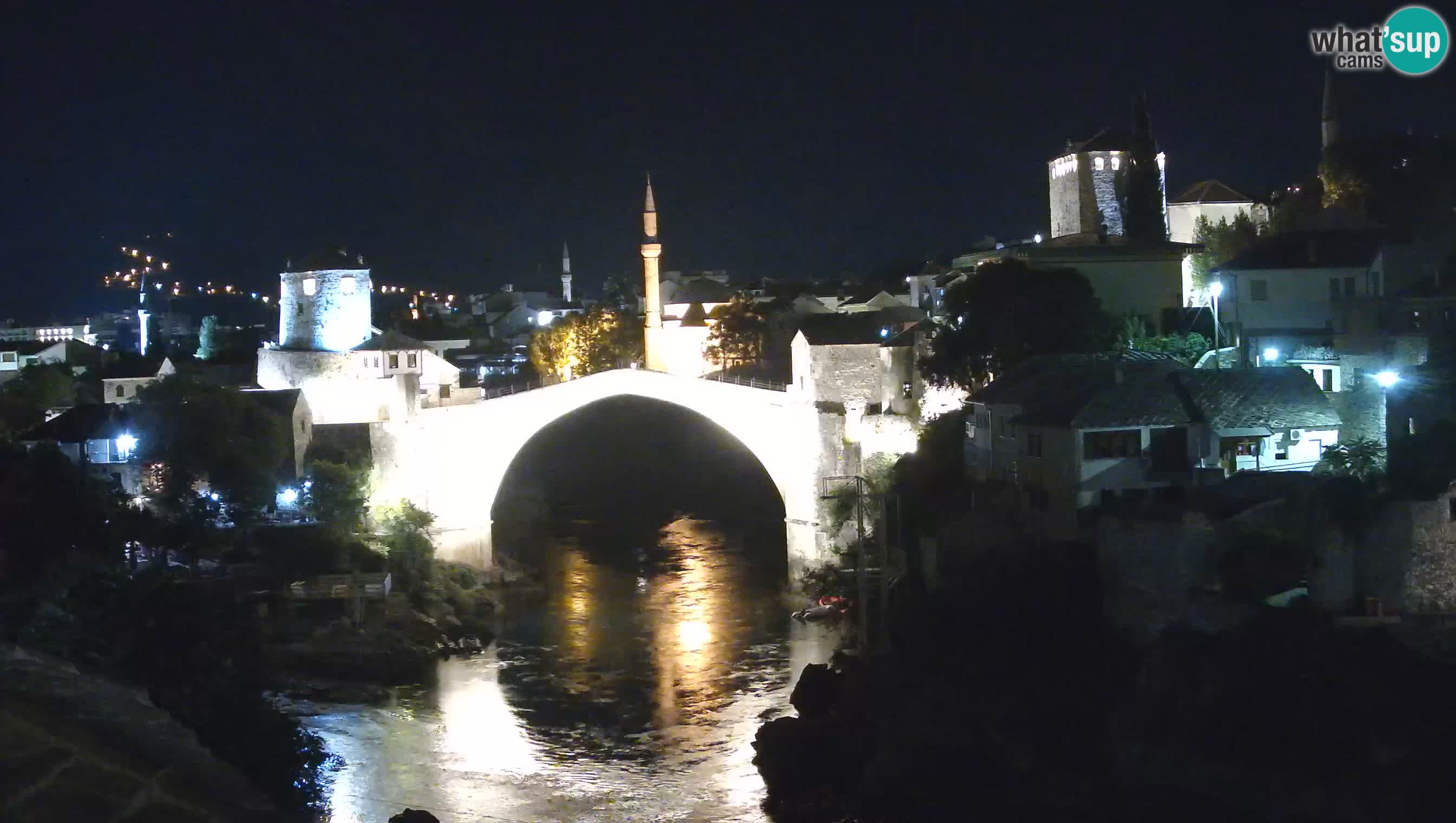 Webcam de Mostar – Le Vieux Pont sur la rivière Neretva