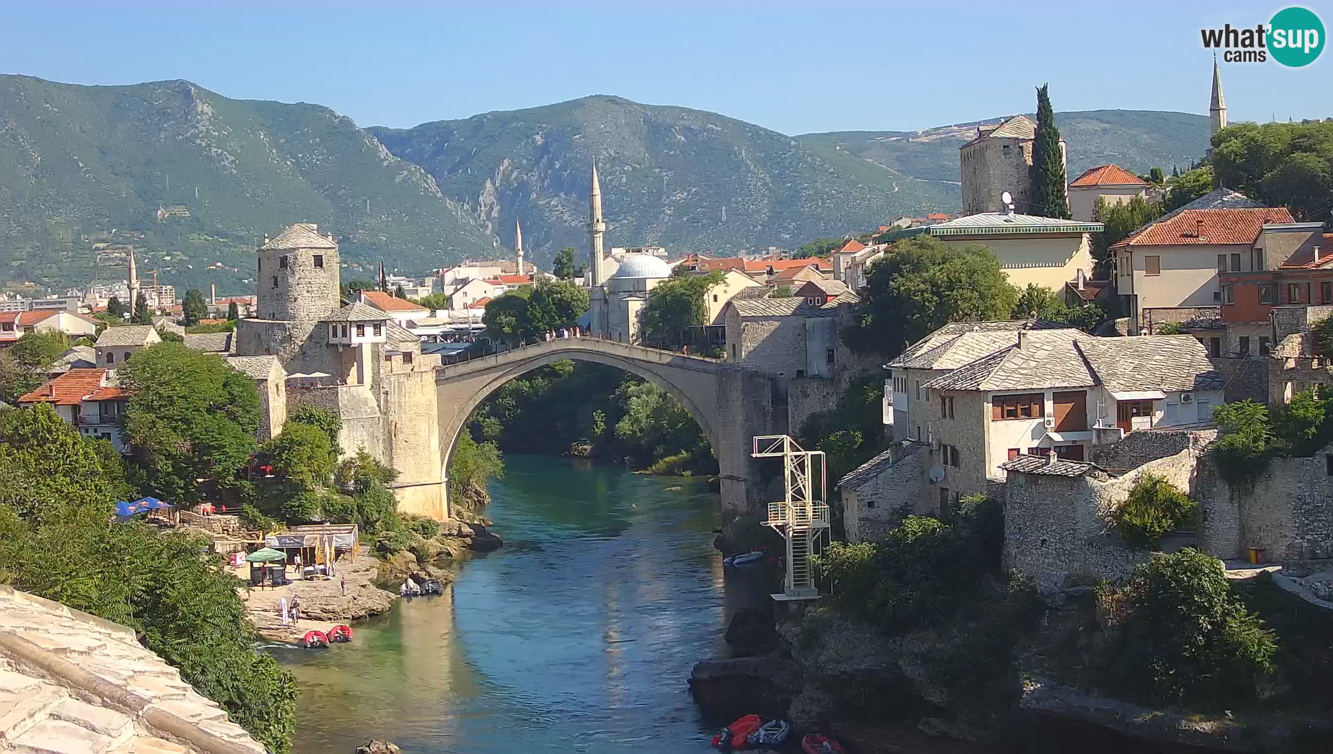 Spletna kamera Mostar – Stari Most in reka Neretva