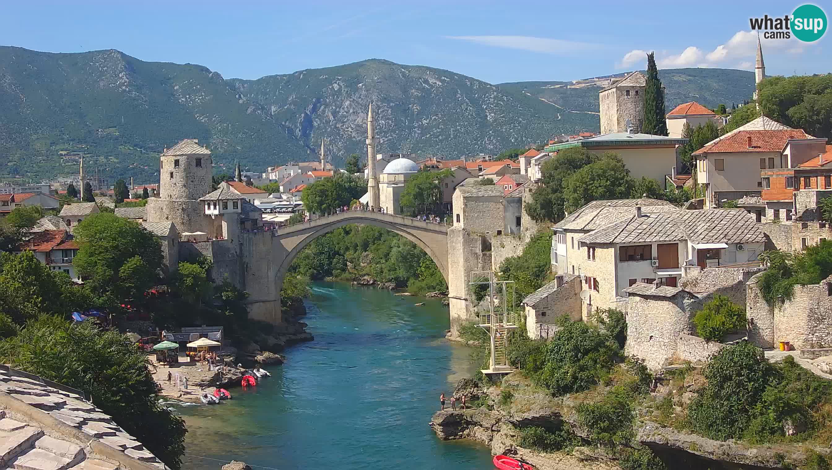 Spletna kamera Mostar – Stari Most in reka Neretva