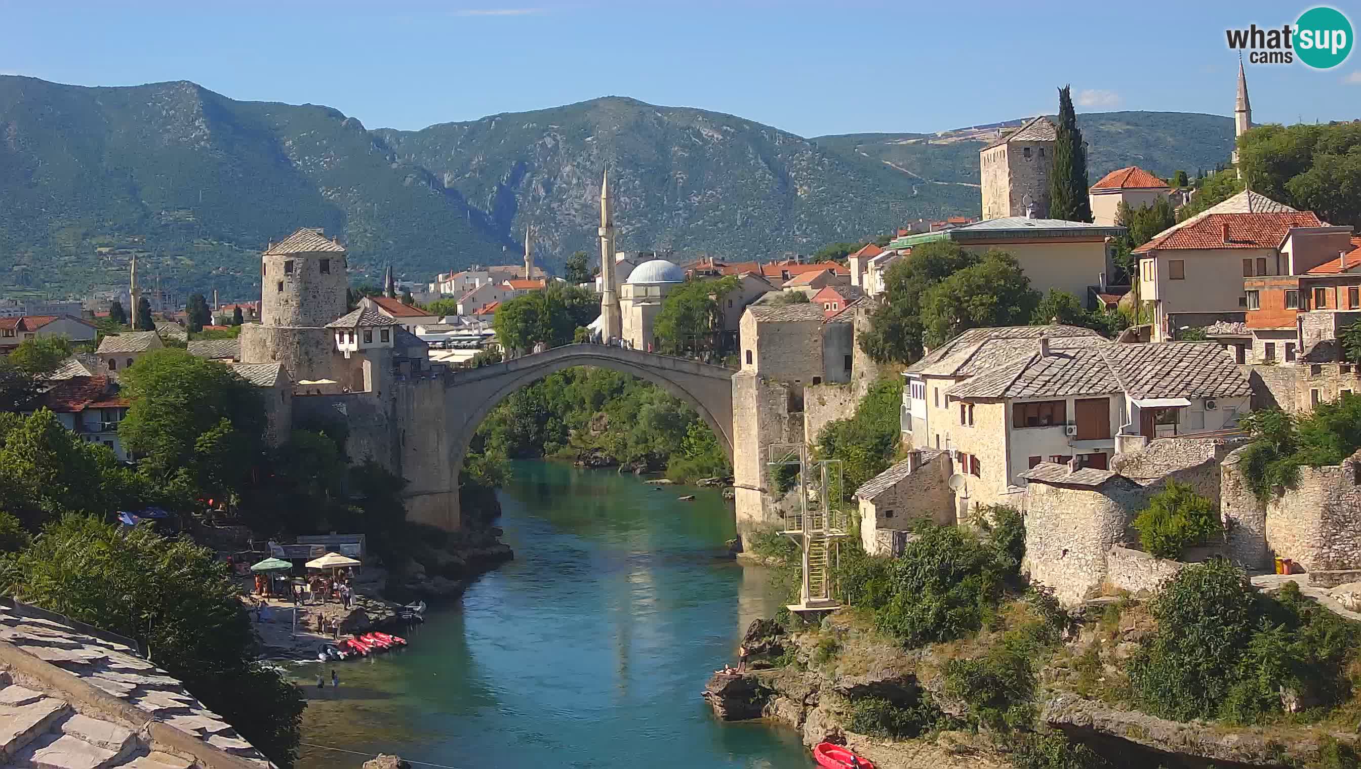 Webcam Mostar – Il Ponte Vecchio sul fiume Neretva