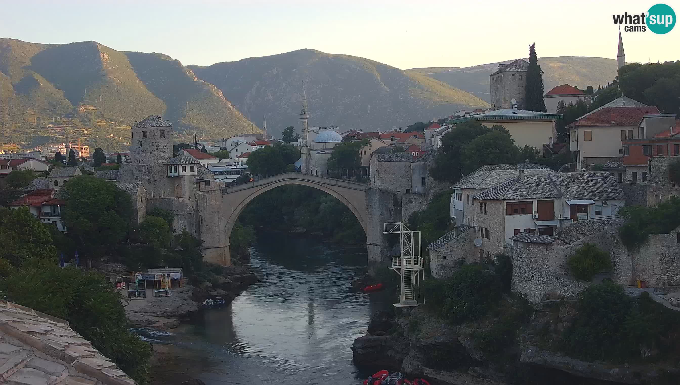 Mostar webcam – LIVE Old Bridge and Neretva river