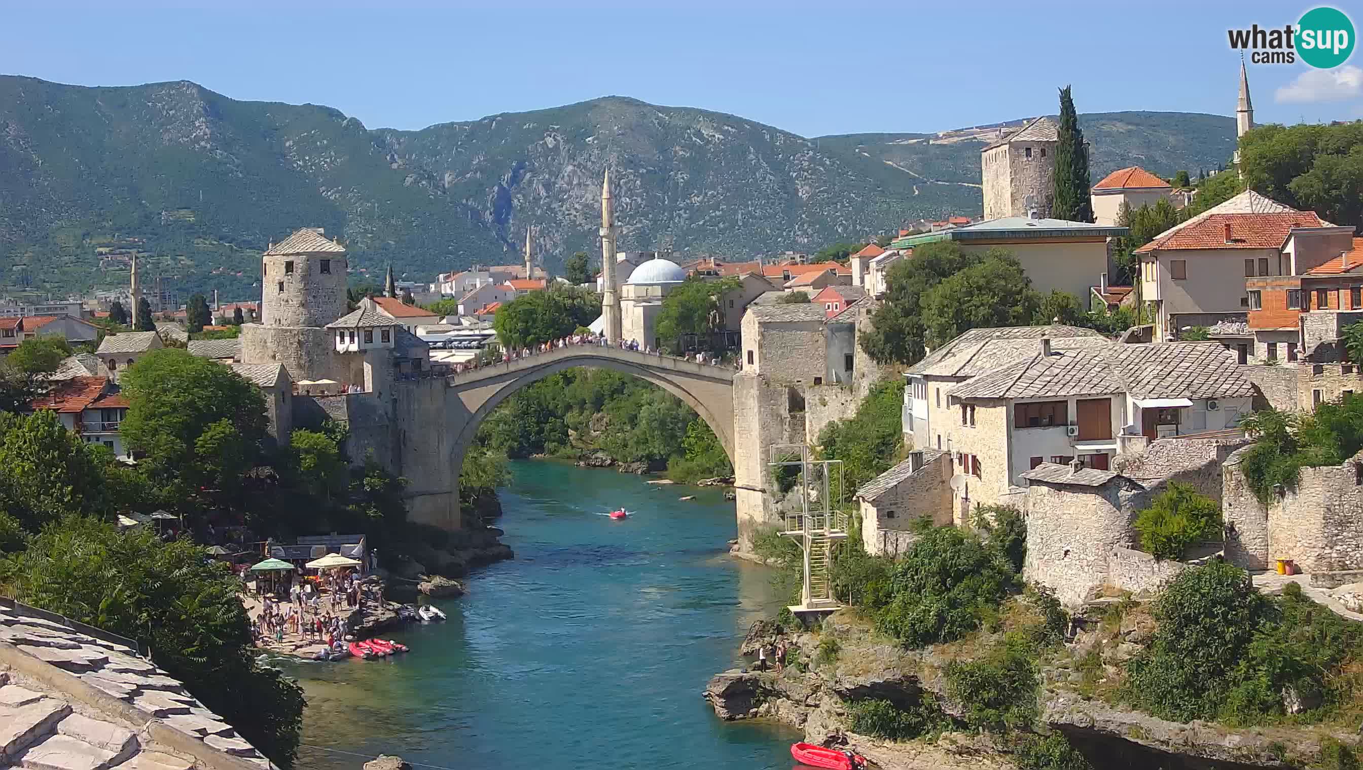 Mostar webcam – LIVE Old Bridge and Neretva river