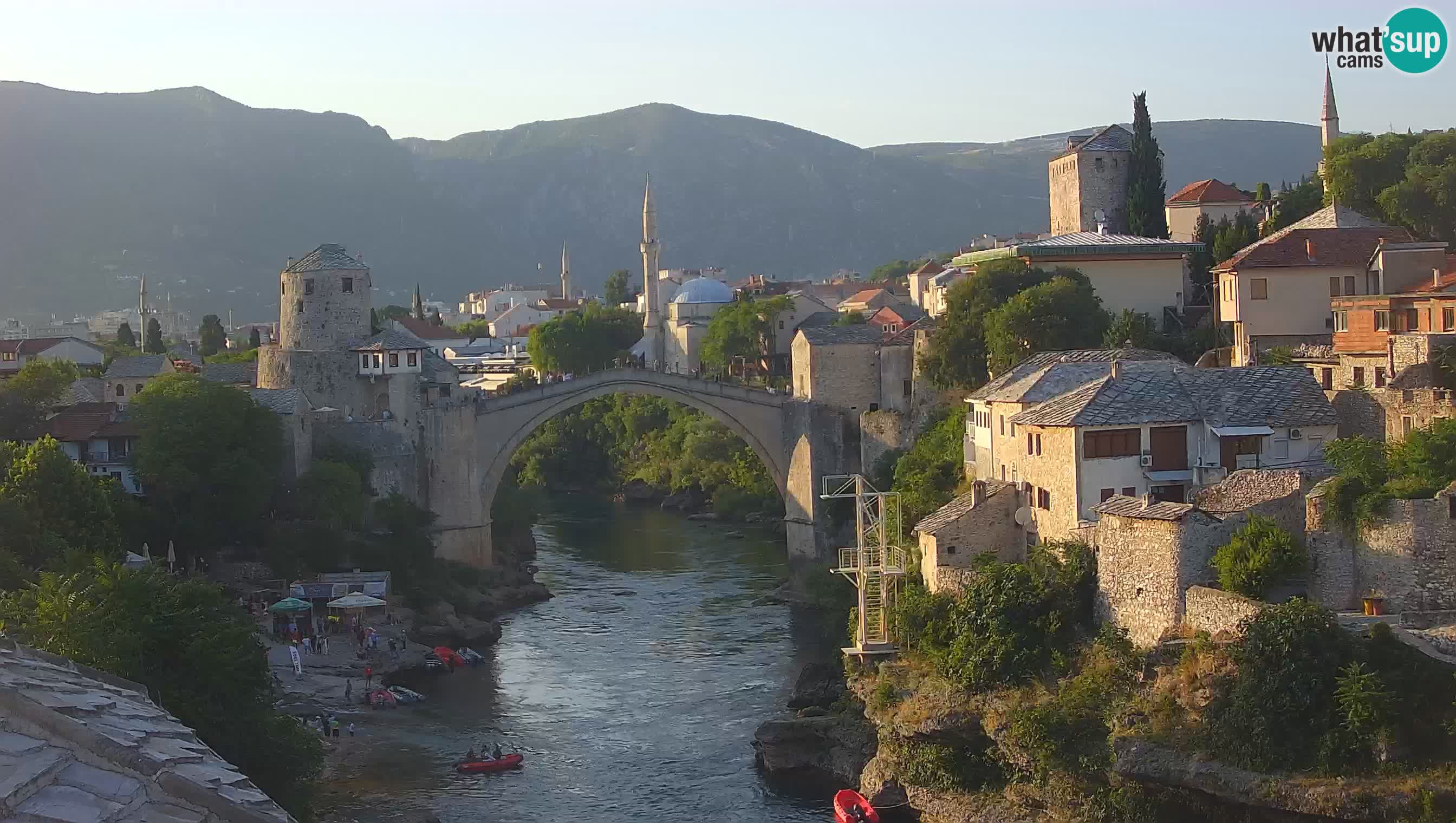 Webcam Mostar – Il Ponte Vecchio sul fiume Neretva