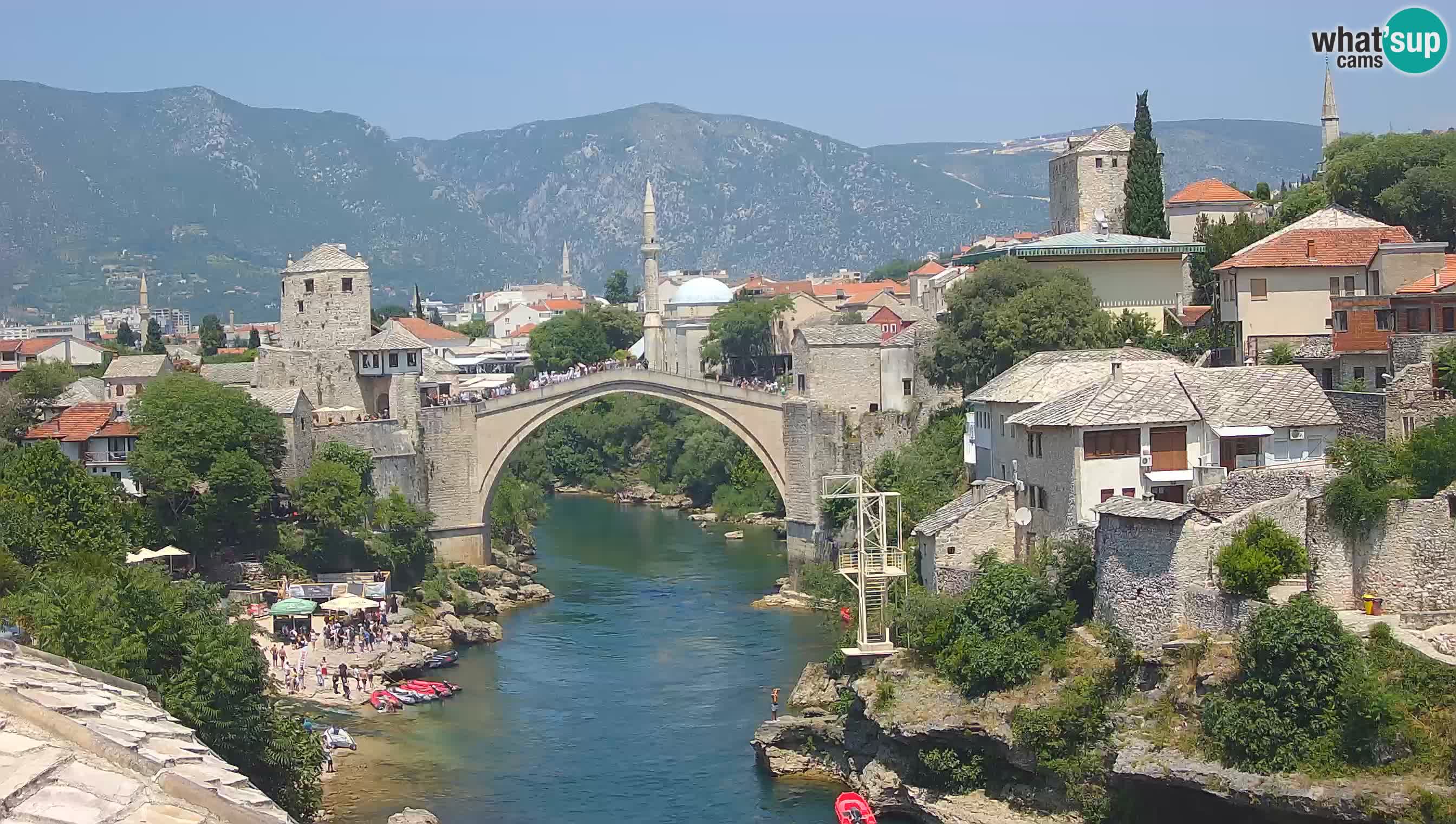 Mostar web kamera – Stari Most i rijeka Neretva – Goa Mostar