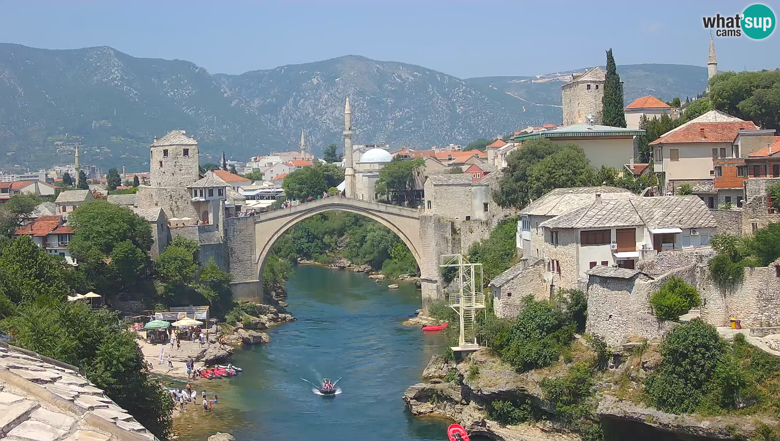 Mostar webcam – LIVE Old Bridge and Neretva river