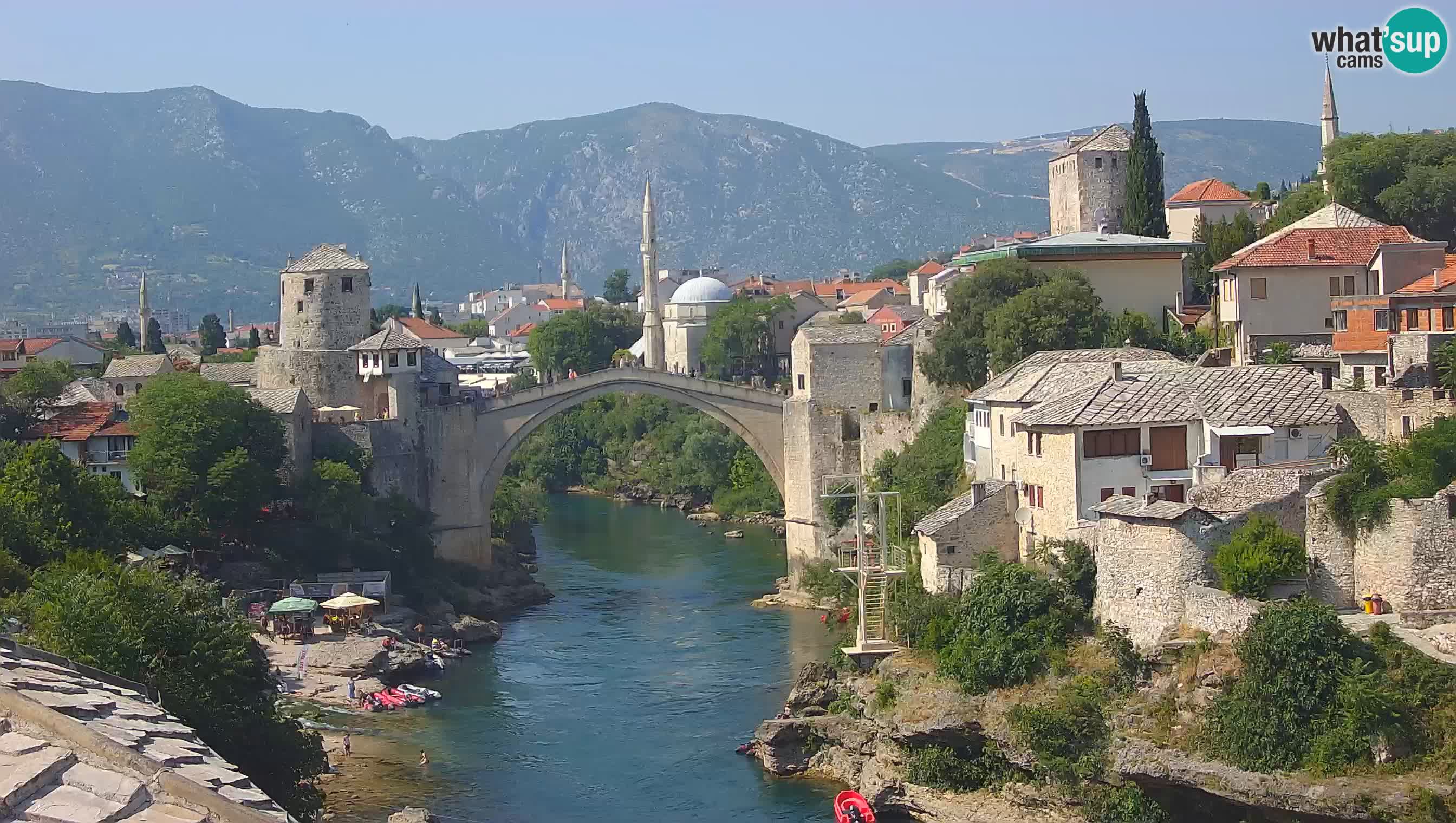 Mostar webcam – LIVE Old Bridge and Neretva river