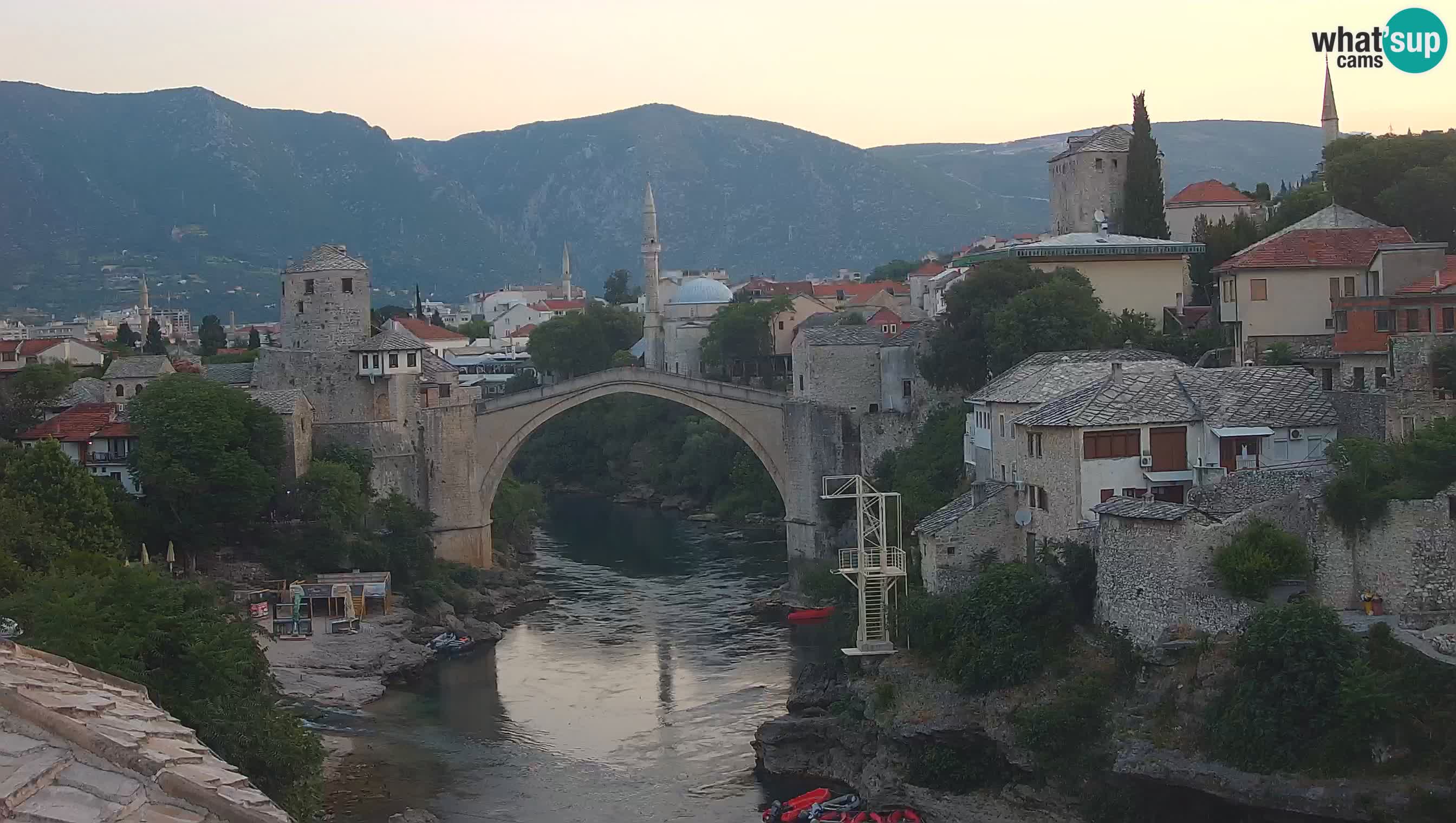 Webcam Mostar – Il Ponte Vecchio sul fiume Neretva