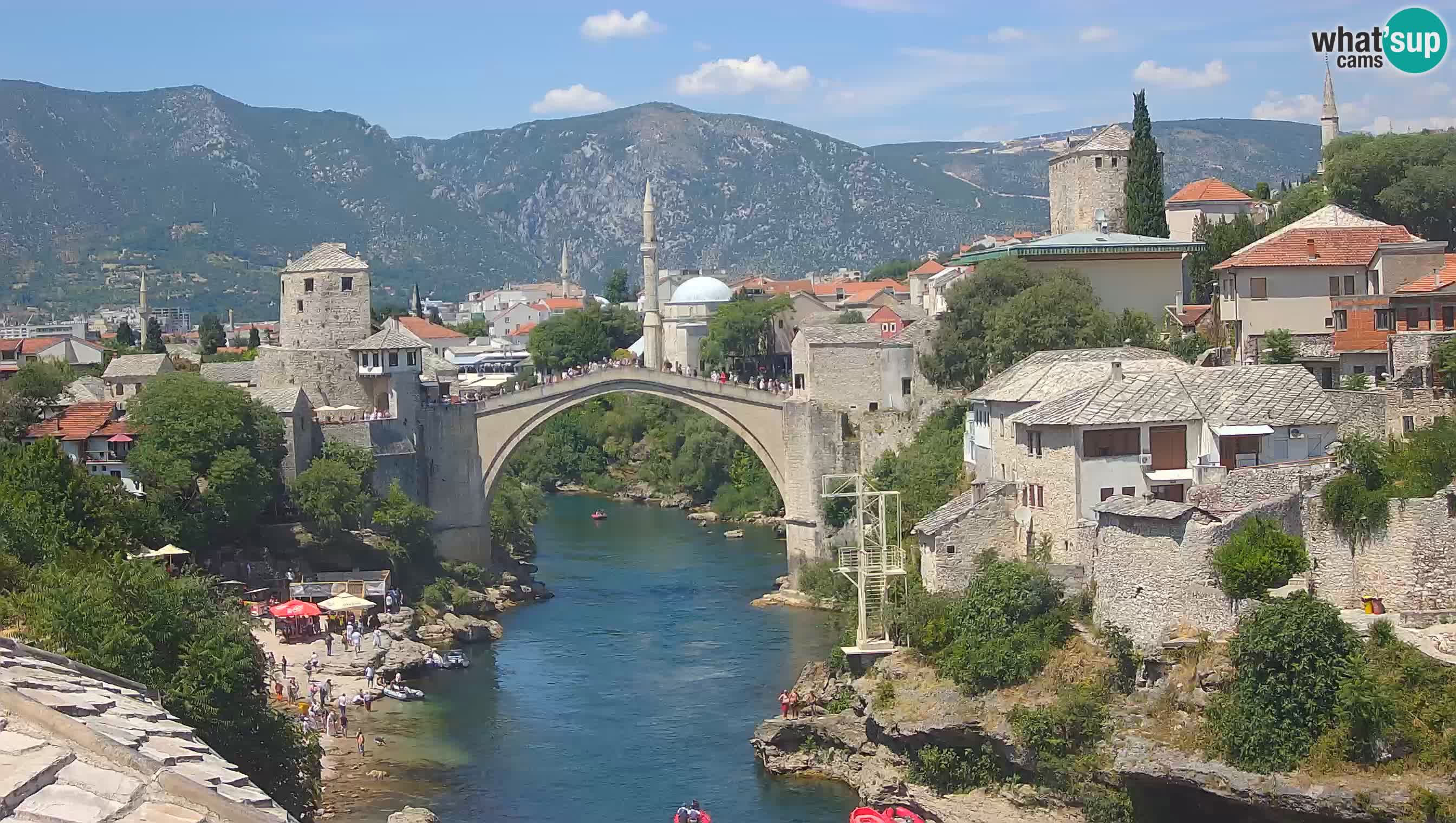 Mostar webcam – LIVE Old Bridge and Neretva river
